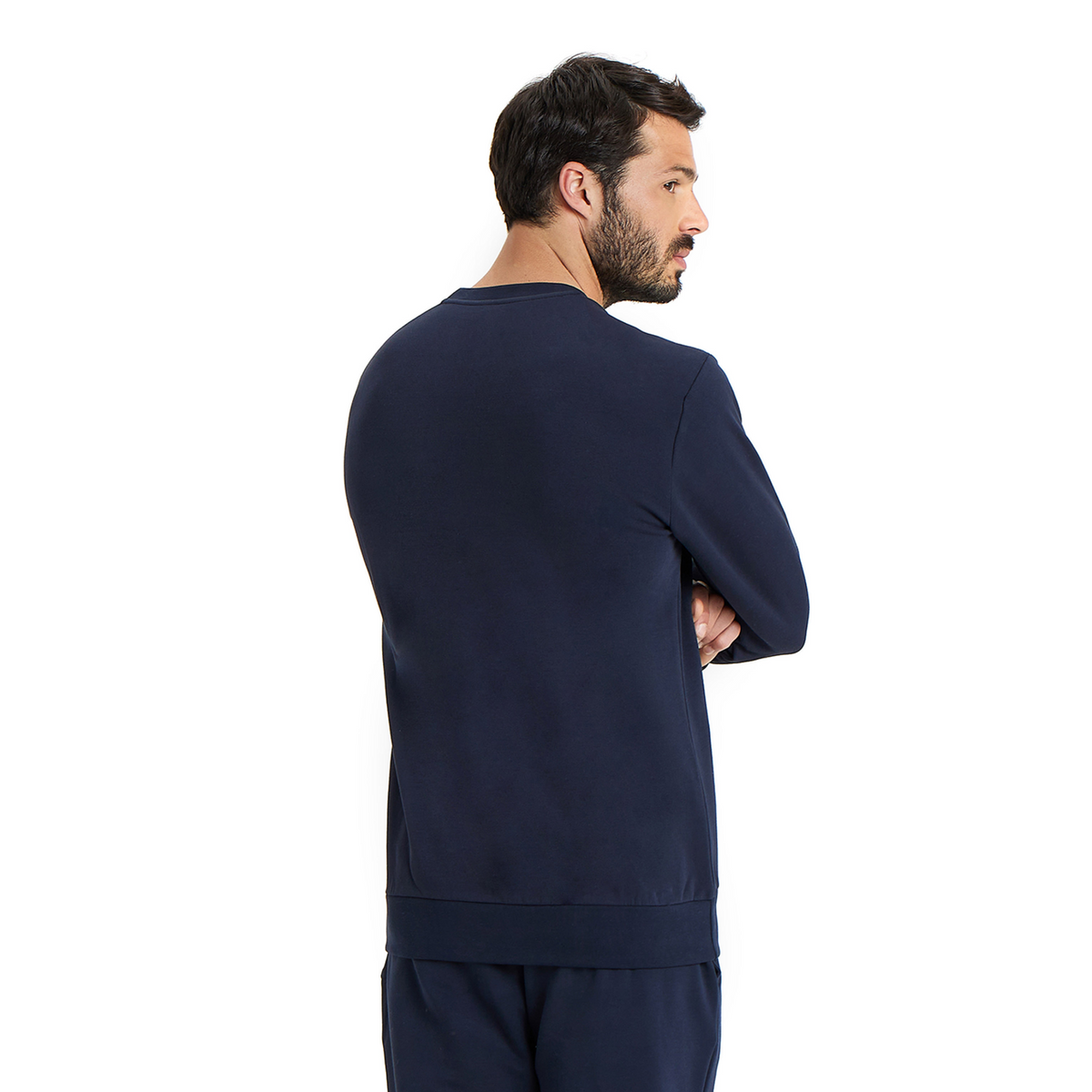 Arena Crew Sweat Solid in BLAU