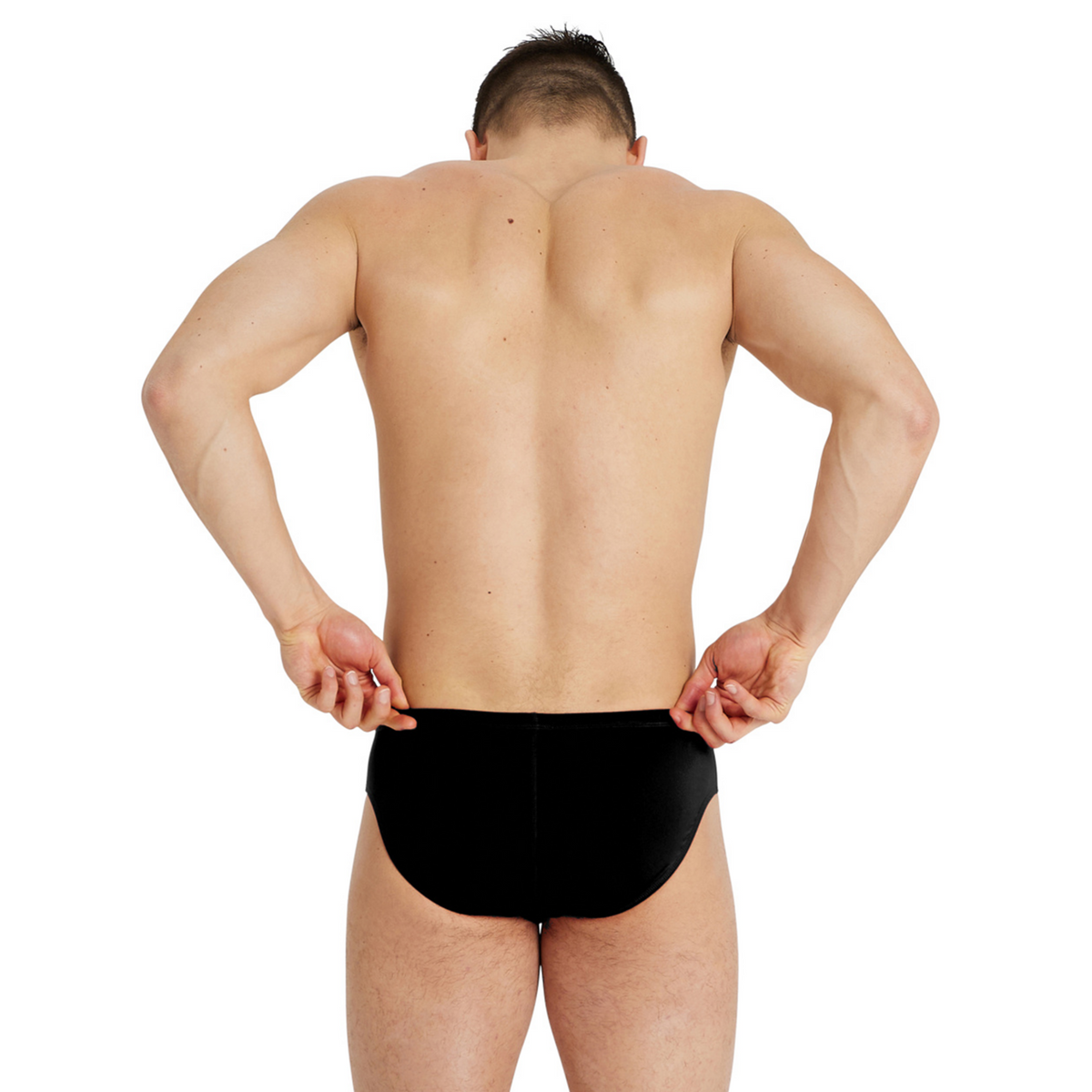 Arena Team Swim Briefs Waterpolo Solid Swim Slip in SCHWARZ