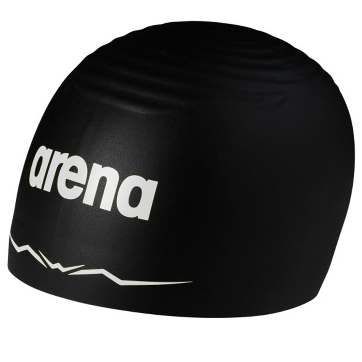 Arena Aquaforce Wave Cap Wettkampfbadekappe in SCHWARZ