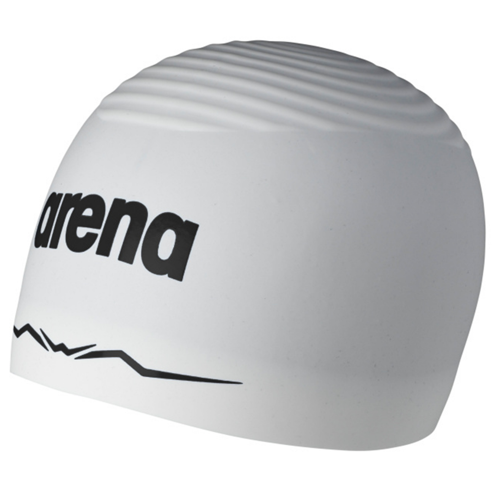 Arena Aquaforce Wave Cap Wettkampfbadekappe in WEISS