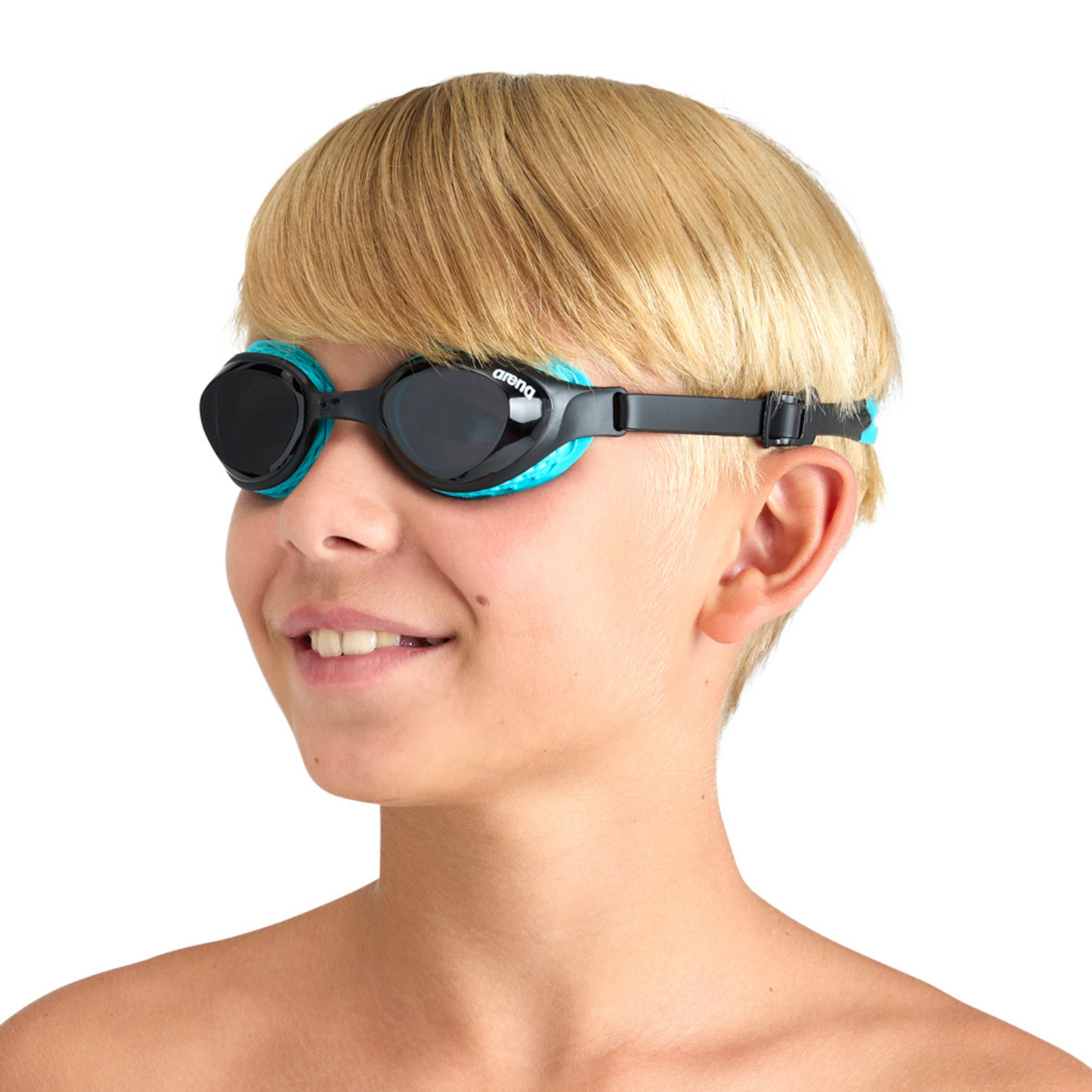 Arena Jr Air Trainingsschwimmbrille in SCHWARZ