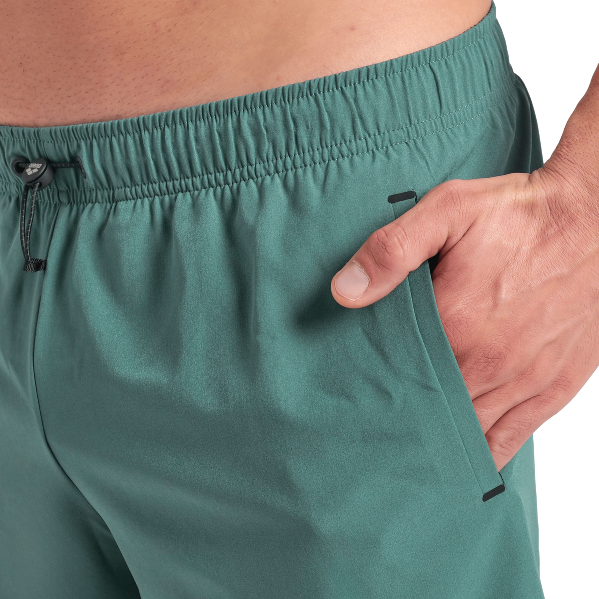 Arena M Arena Evo Beach Boxer Solid Beach Short in GRÜN