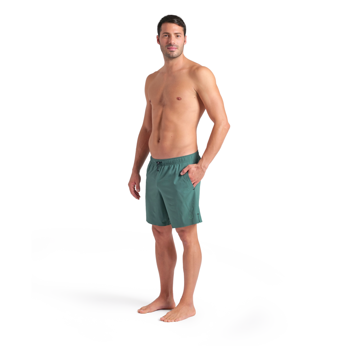 Arena M Arena Evo Beach Boxer Solid Beach Short in GRÜN
