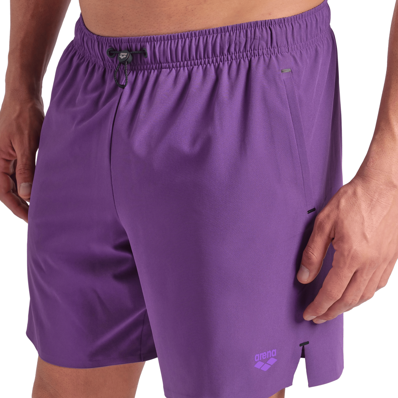 Arena M Arena Evo Beach Boxer Solid Beach Short in VIOLETT