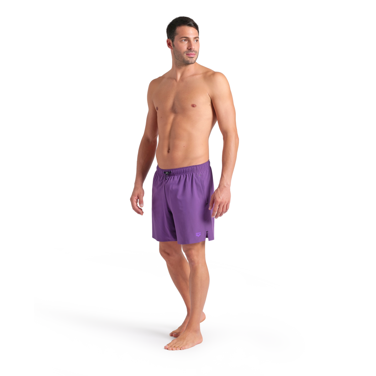 Arena M Arena Evo Beach Boxer Solid Beach Short in VIOLETT