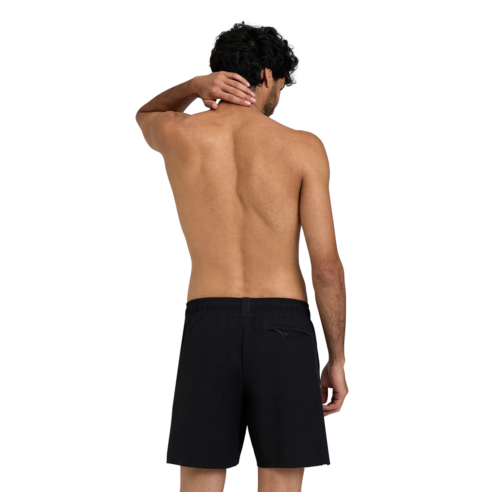Arena M Arena Evo Beach Boxer Solid Beach Short in SCHWARZ