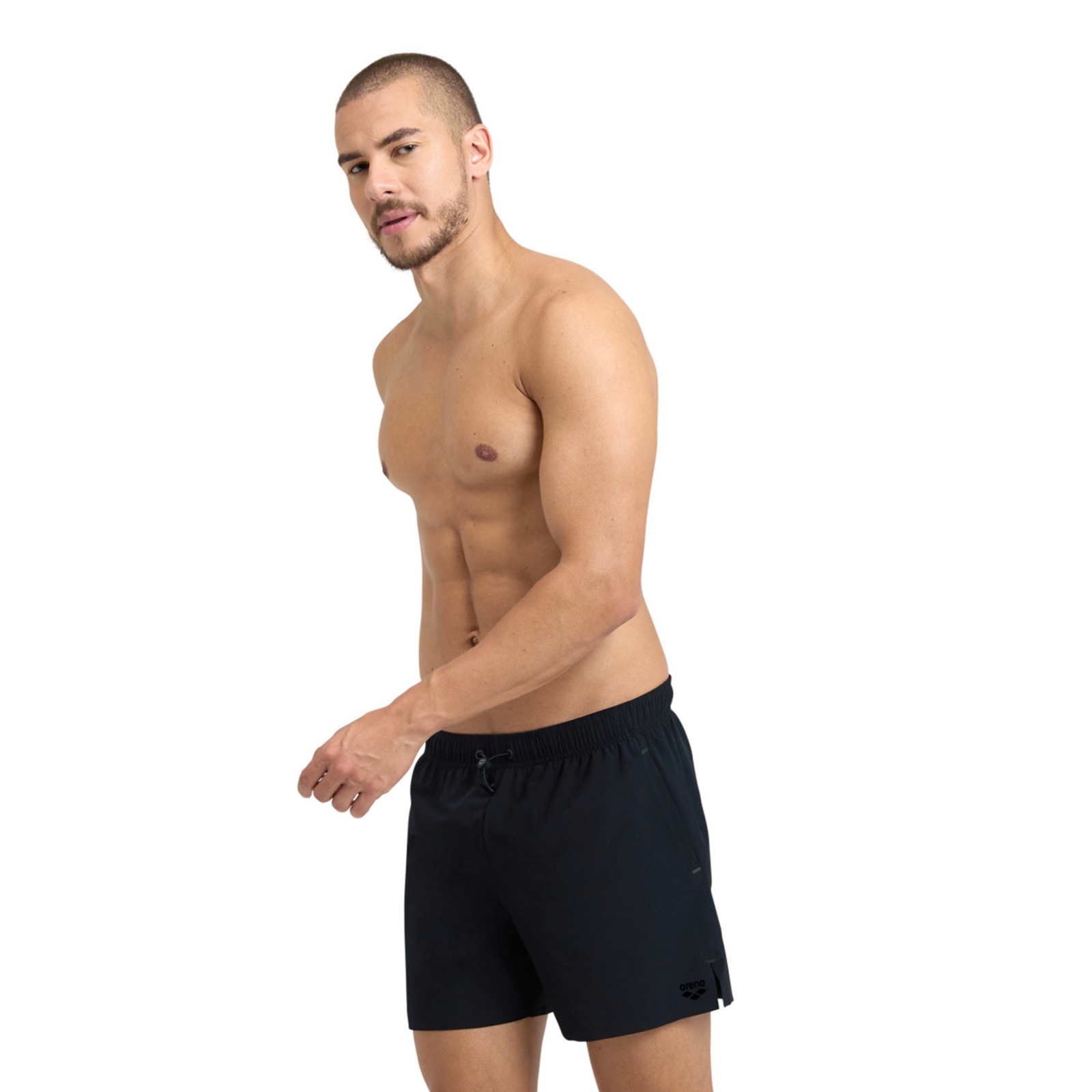 Arena Arena Evo Beach Short Solid in SCHWARZ