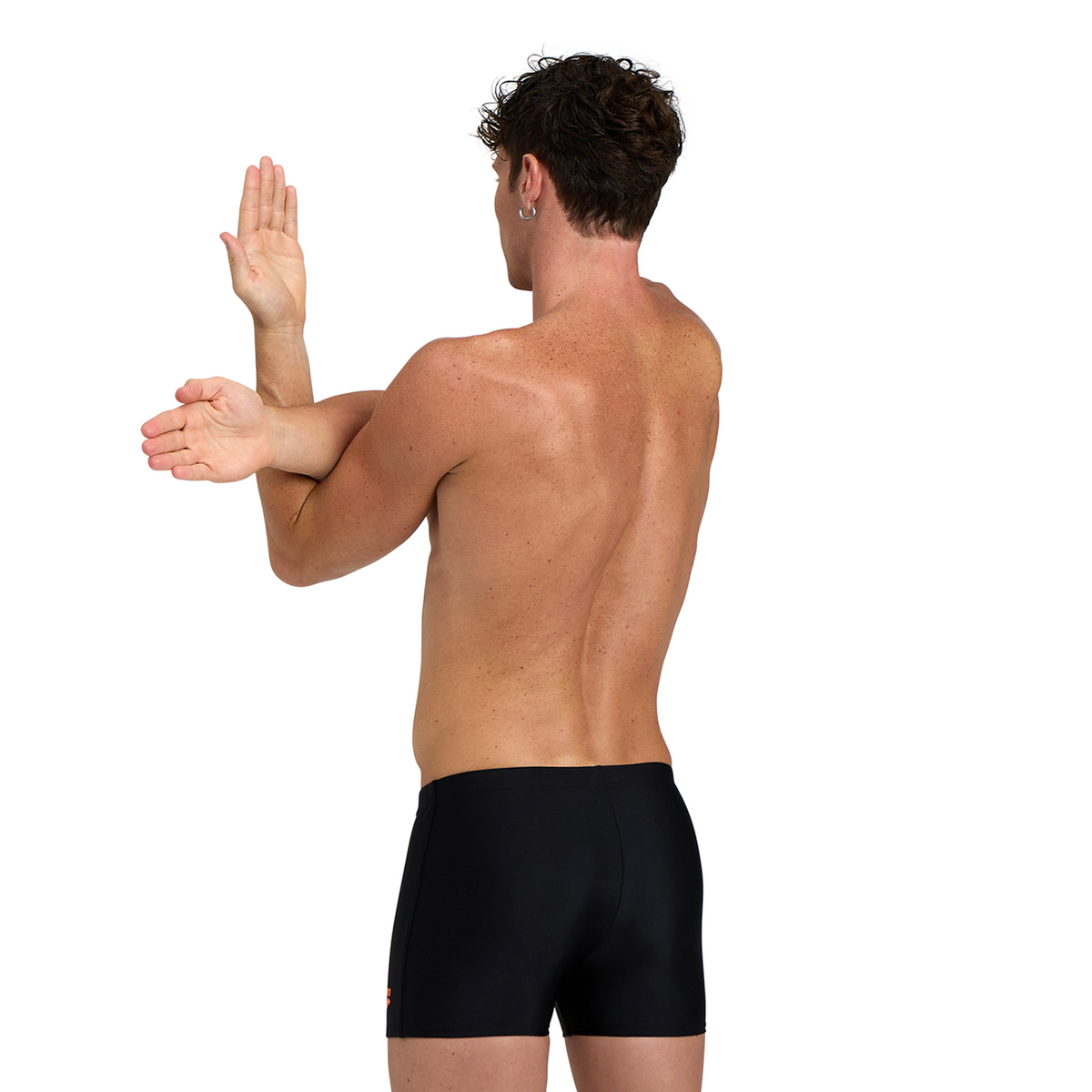 Arena Arena Zip Swim Short in SCHWARZ