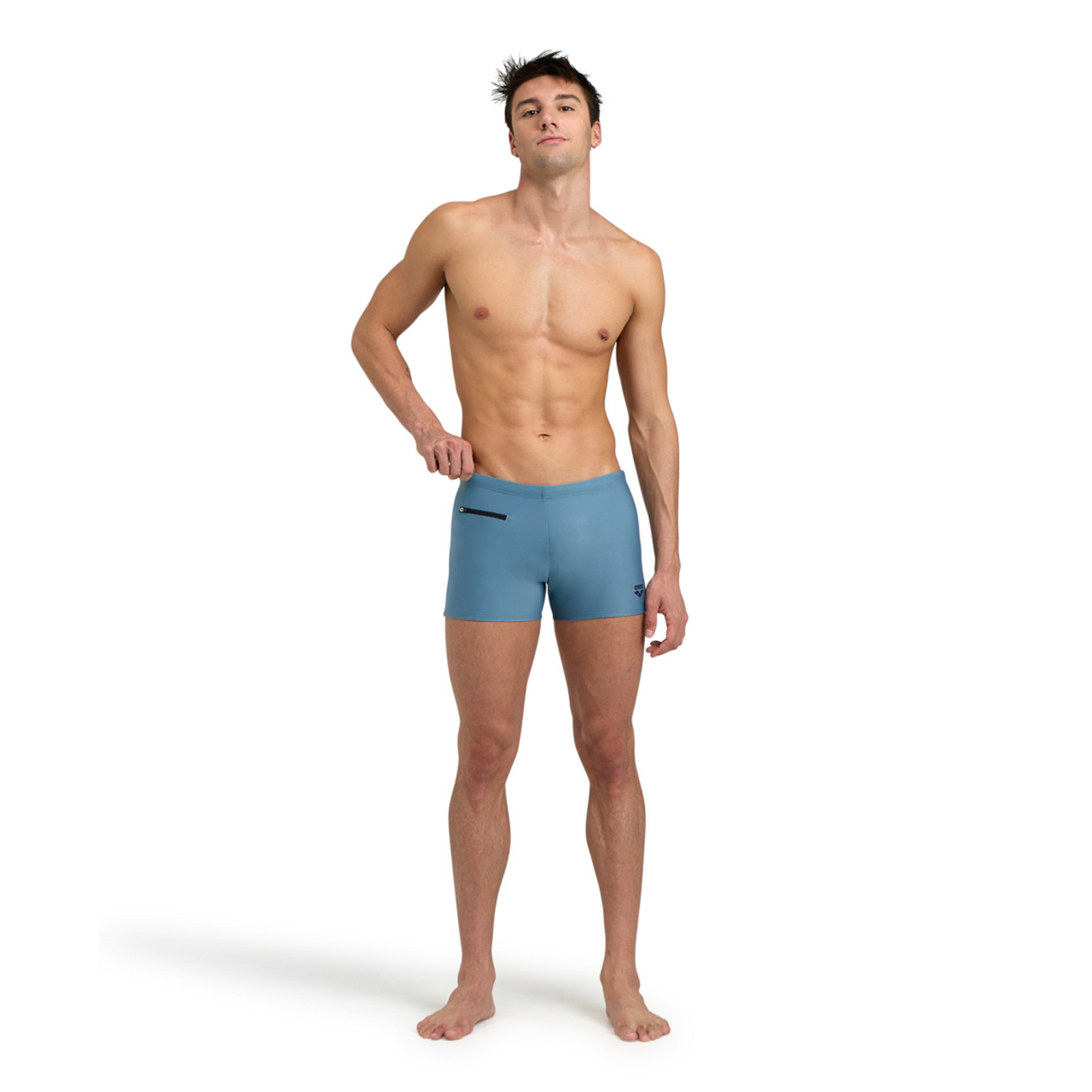 Arena Arena Zip Swim Short in GRAU
