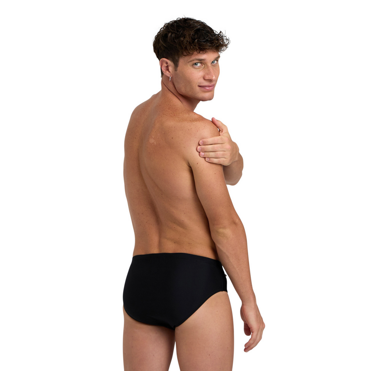 Arena Arena Zip Brief 9Cm Swim Slip in SCHWARZ