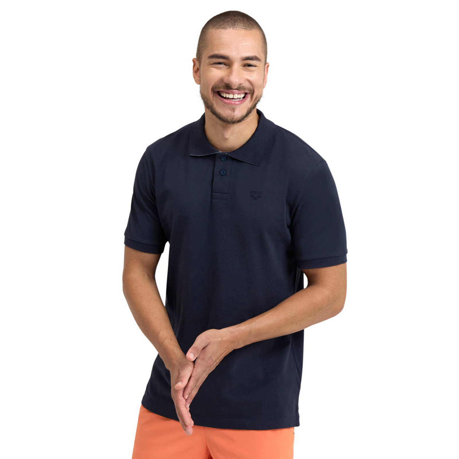 Arena M Poloshirt Solid Cotton Piquet in