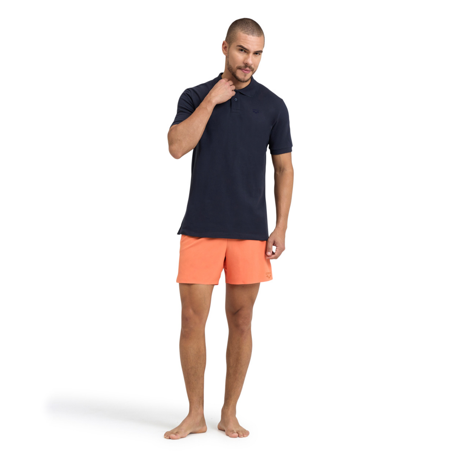 Arena M Poloshirt Solid Cotton Piquet in