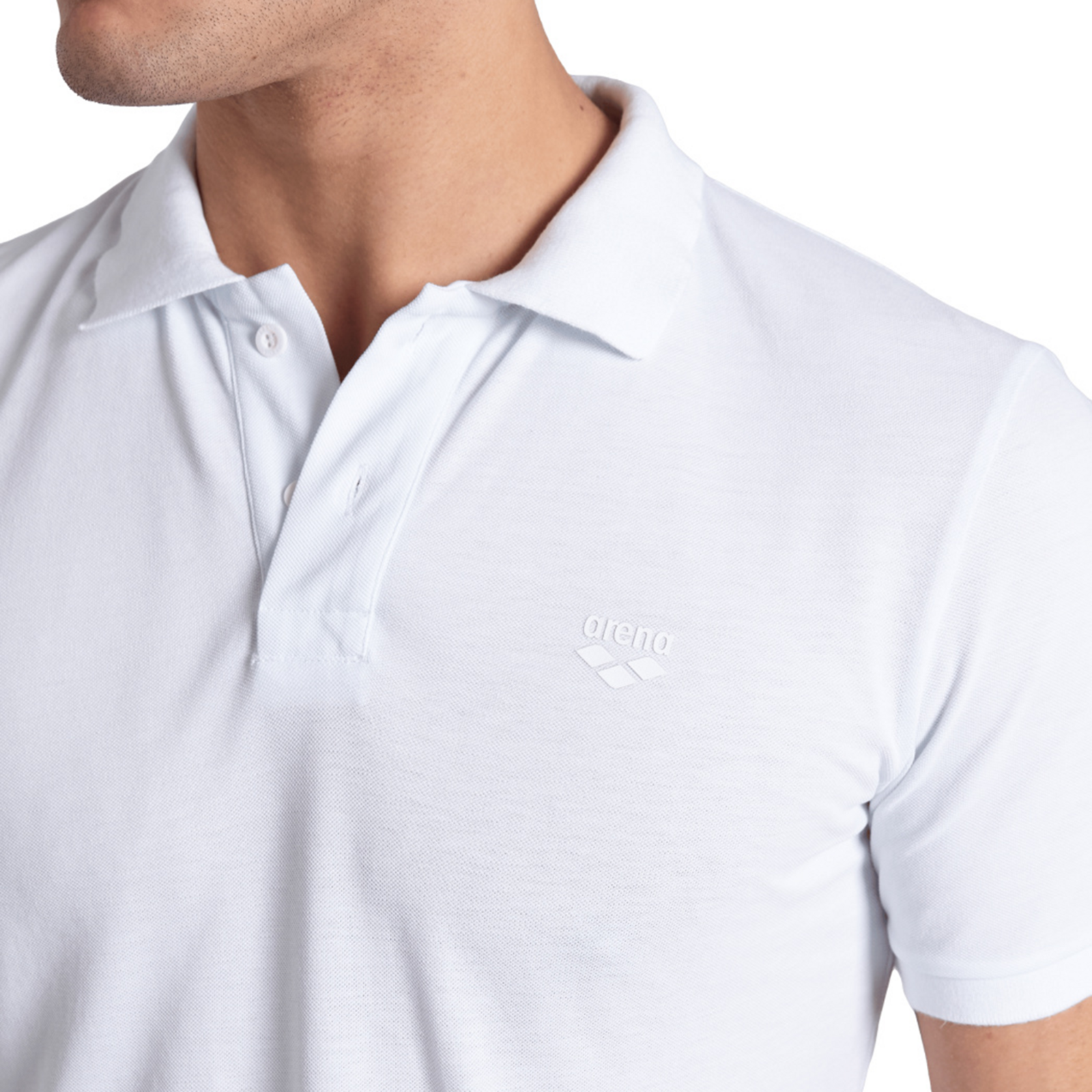 Arena M Poloshirt Solid Cotton Piquet in