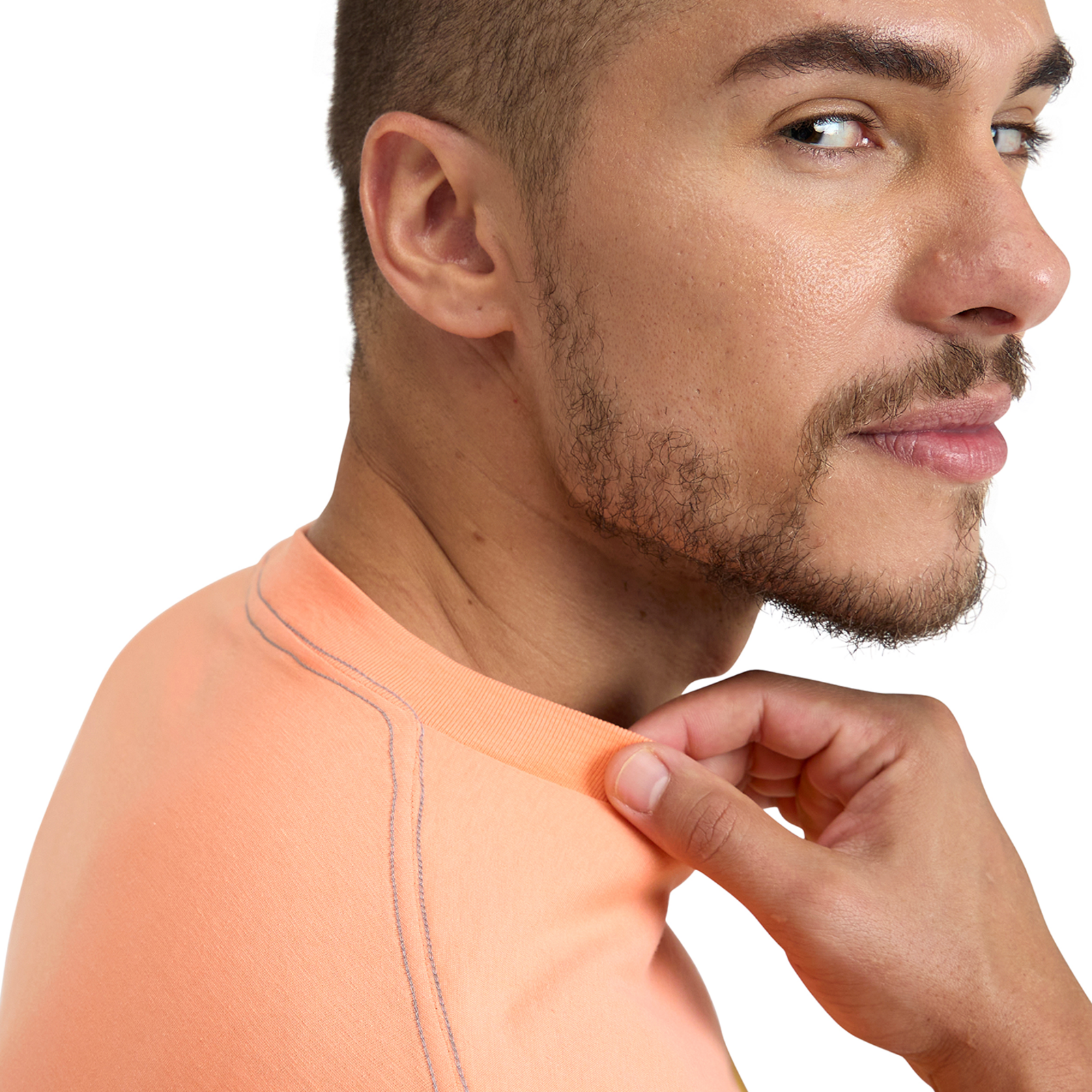 Arena T-Shirt Solid Cotton in ORANGE