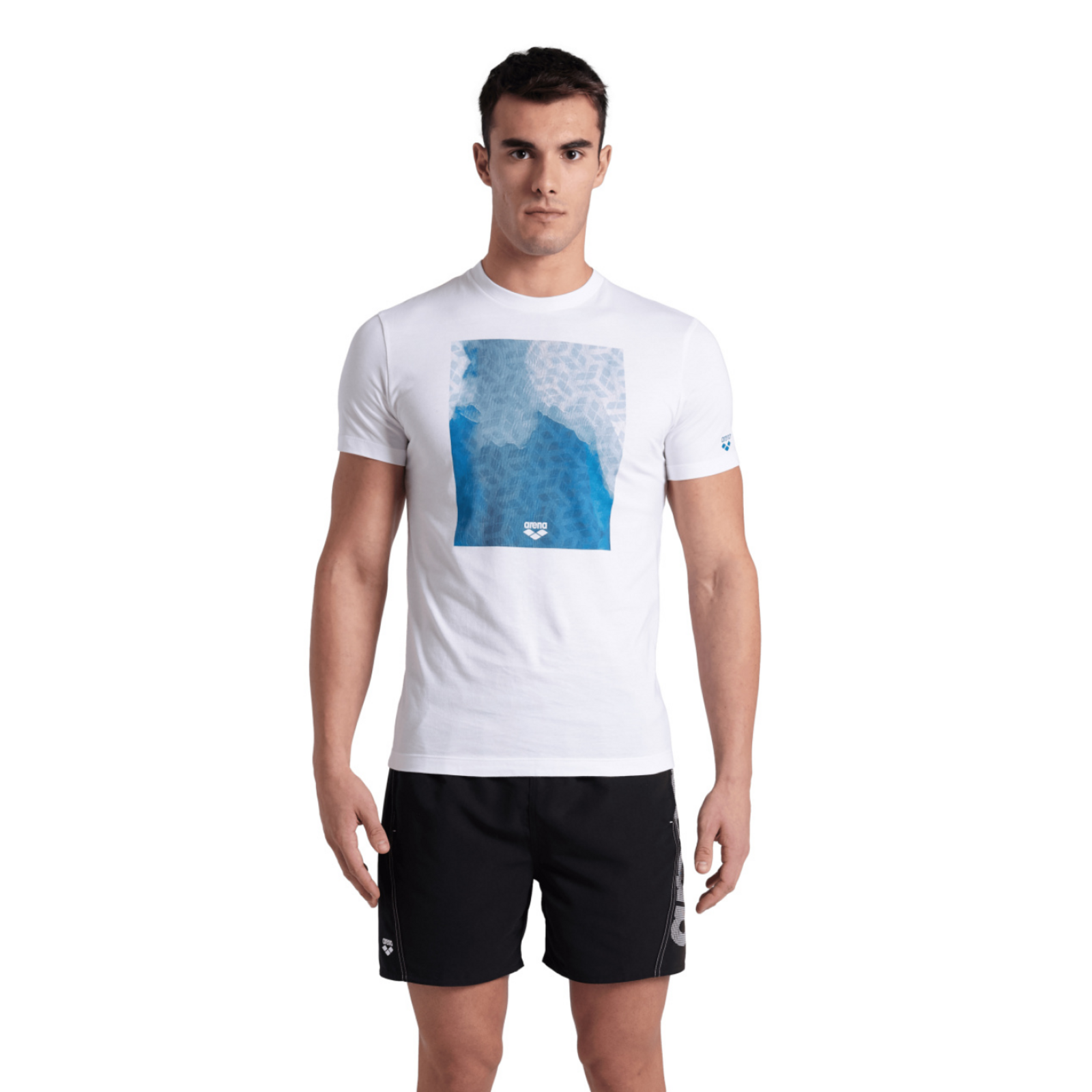 Arena T-Shirt Solid Cotton in