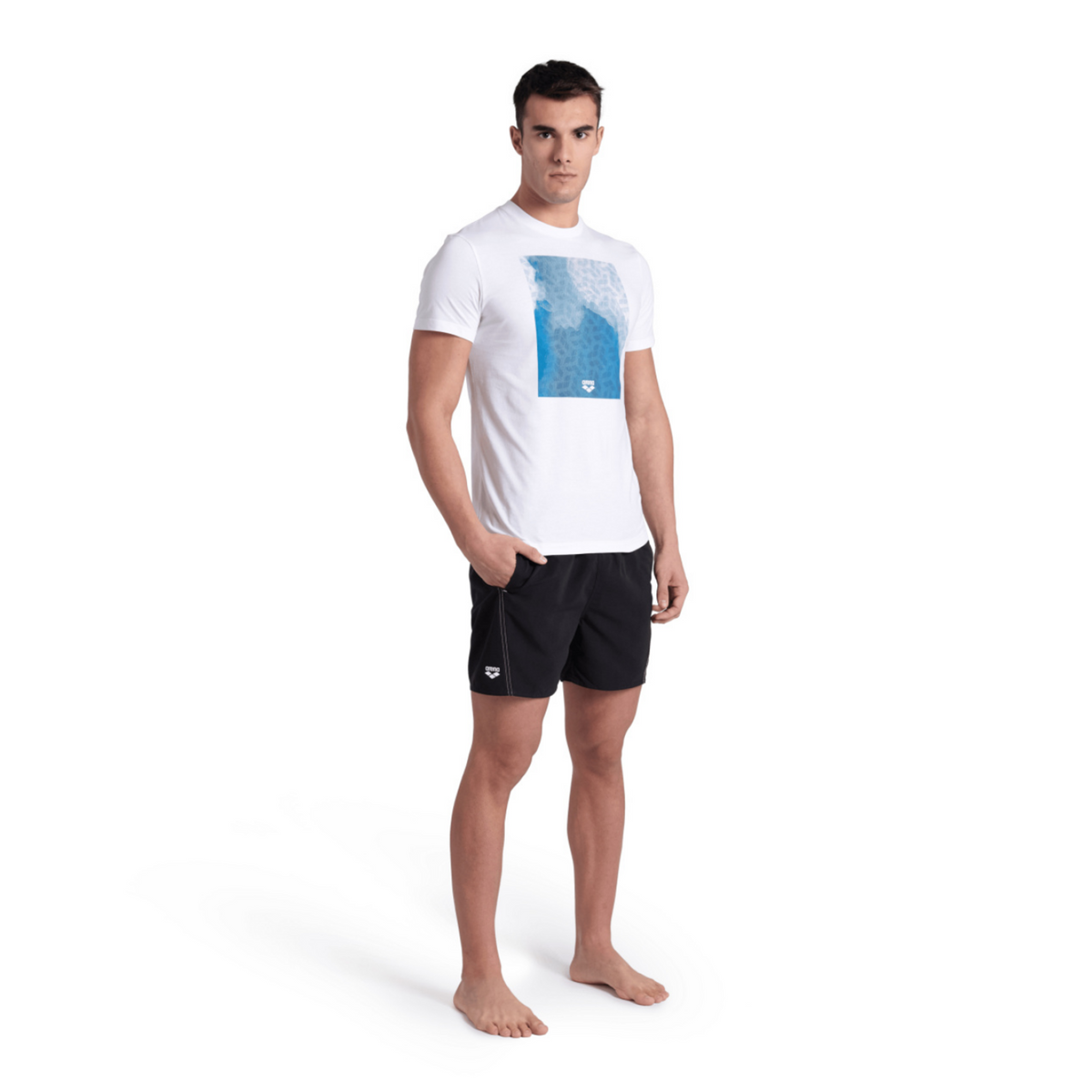 Arena T-Shirt Solid Cotton in