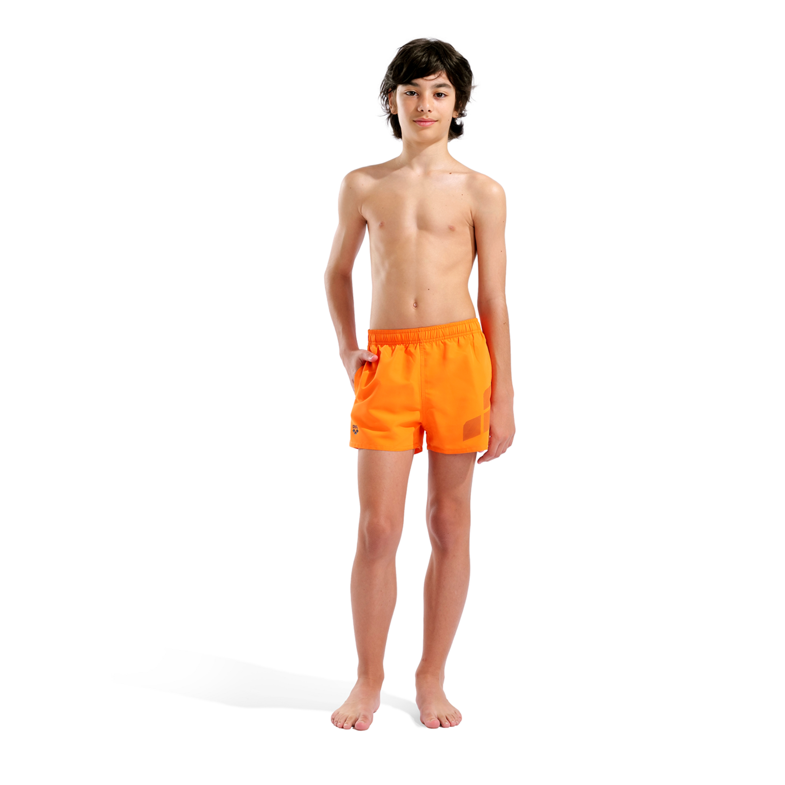 Arena B Beach Short Logo R Beach Short in ORANGE