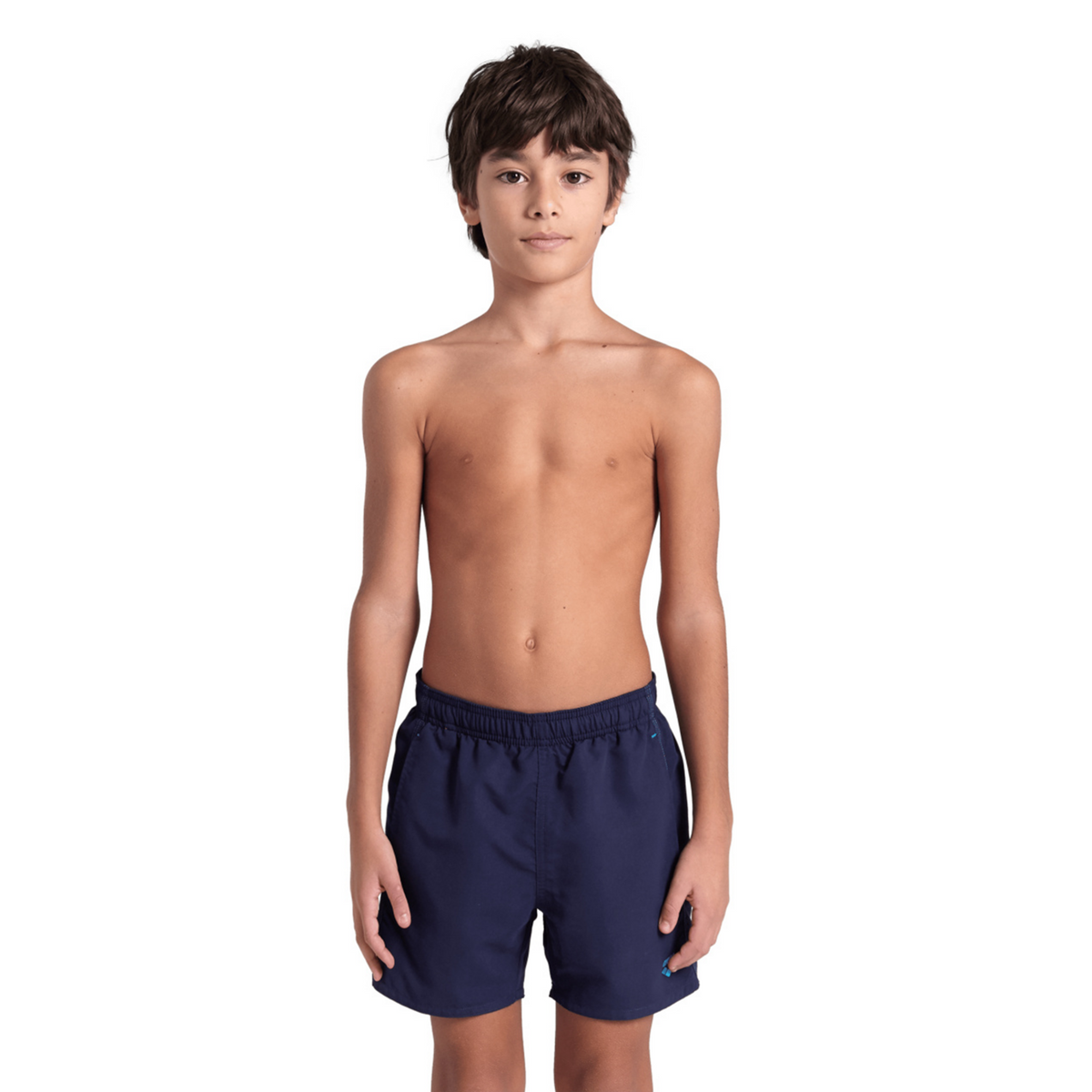 Arena Beach Boxer Solid R in BLAU