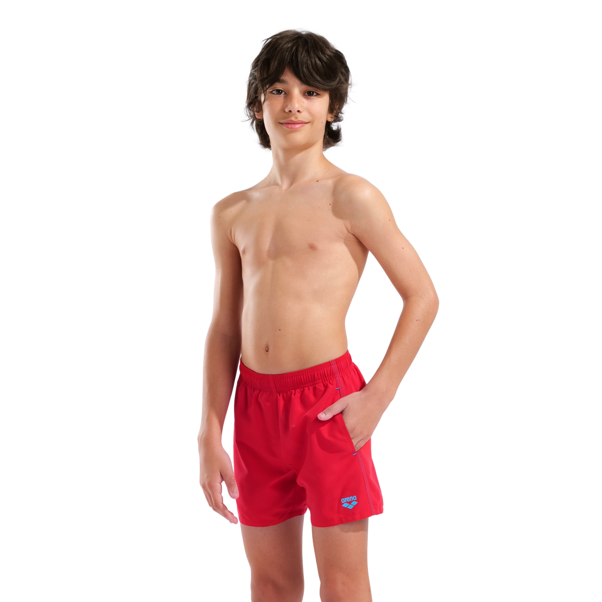 Arena Beach Boxer Solid R in ROT