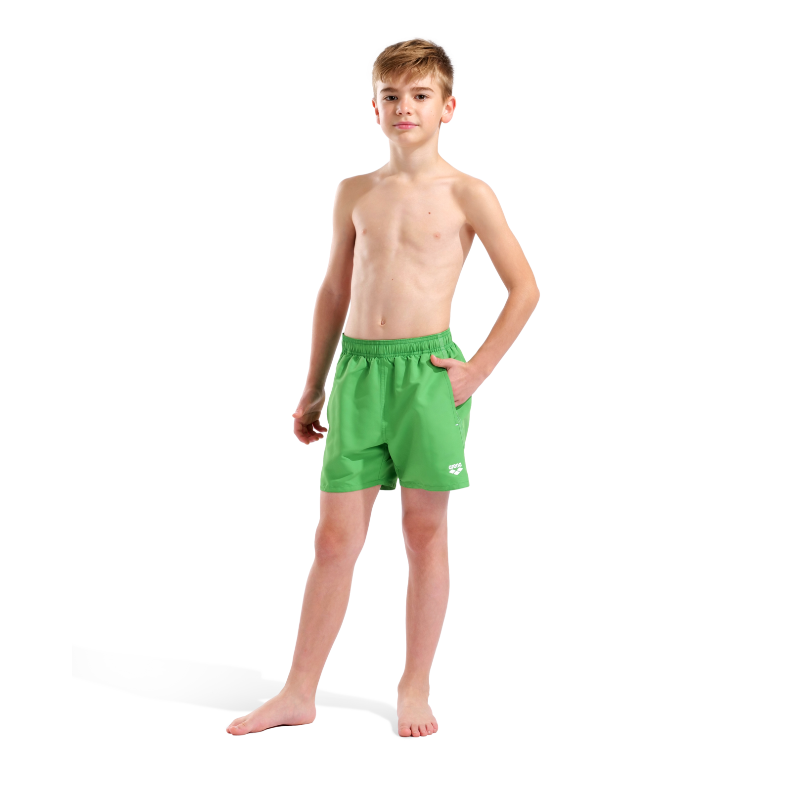 Arena Beach Boxer Solid R in GRÜN