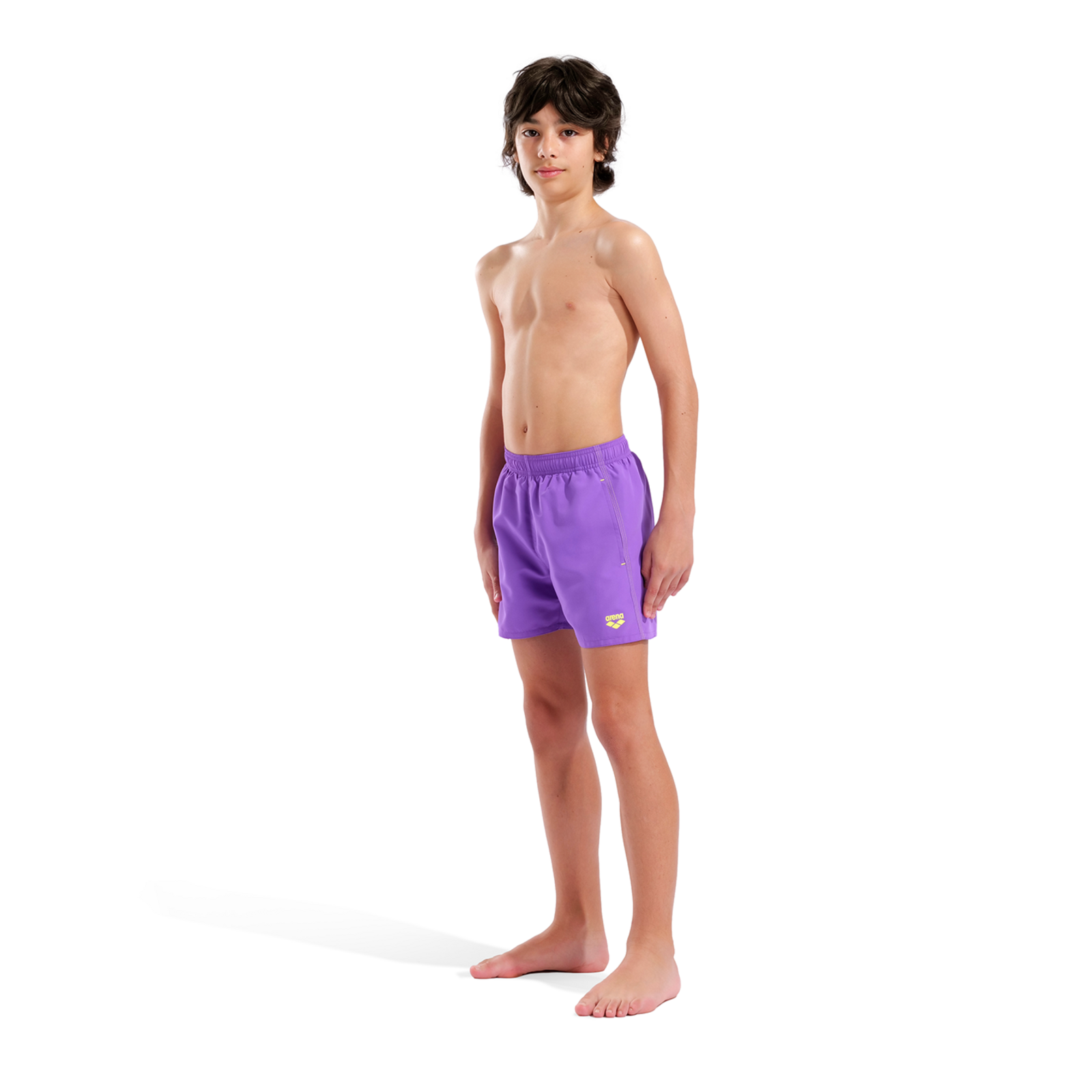 Arena Beach Boxer Solid R in VIOLETT