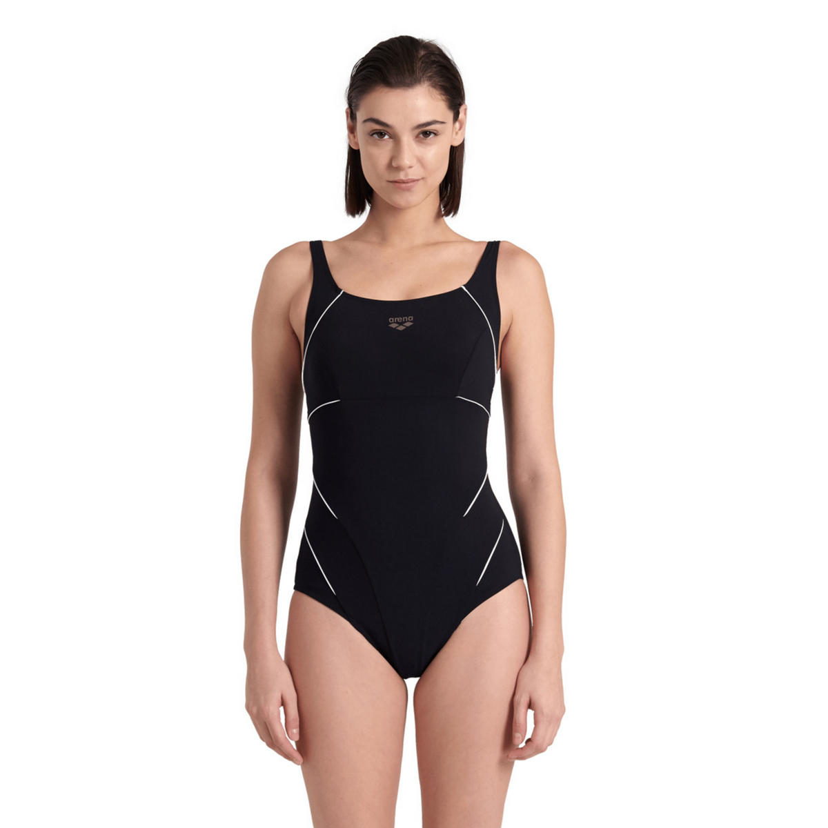 Arena Bodylift Jewel One Piece R Badeanzug in SCHWARZ