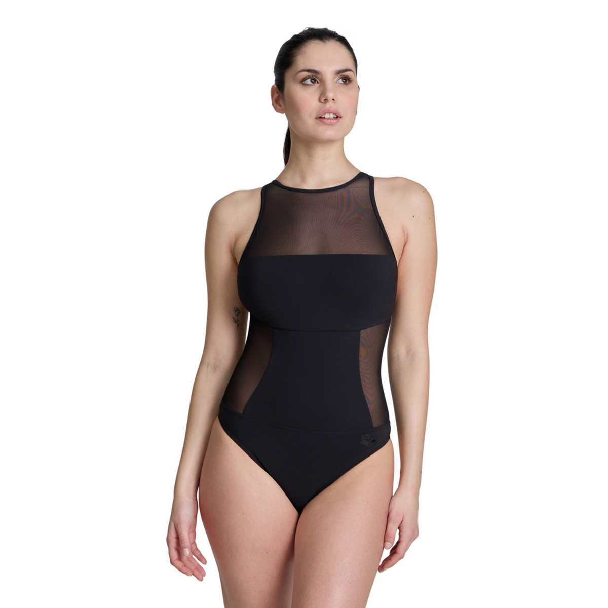 Arena Arena Water Touch Swimsuit Swim Pro Back Badeanzug in SCHWARZ