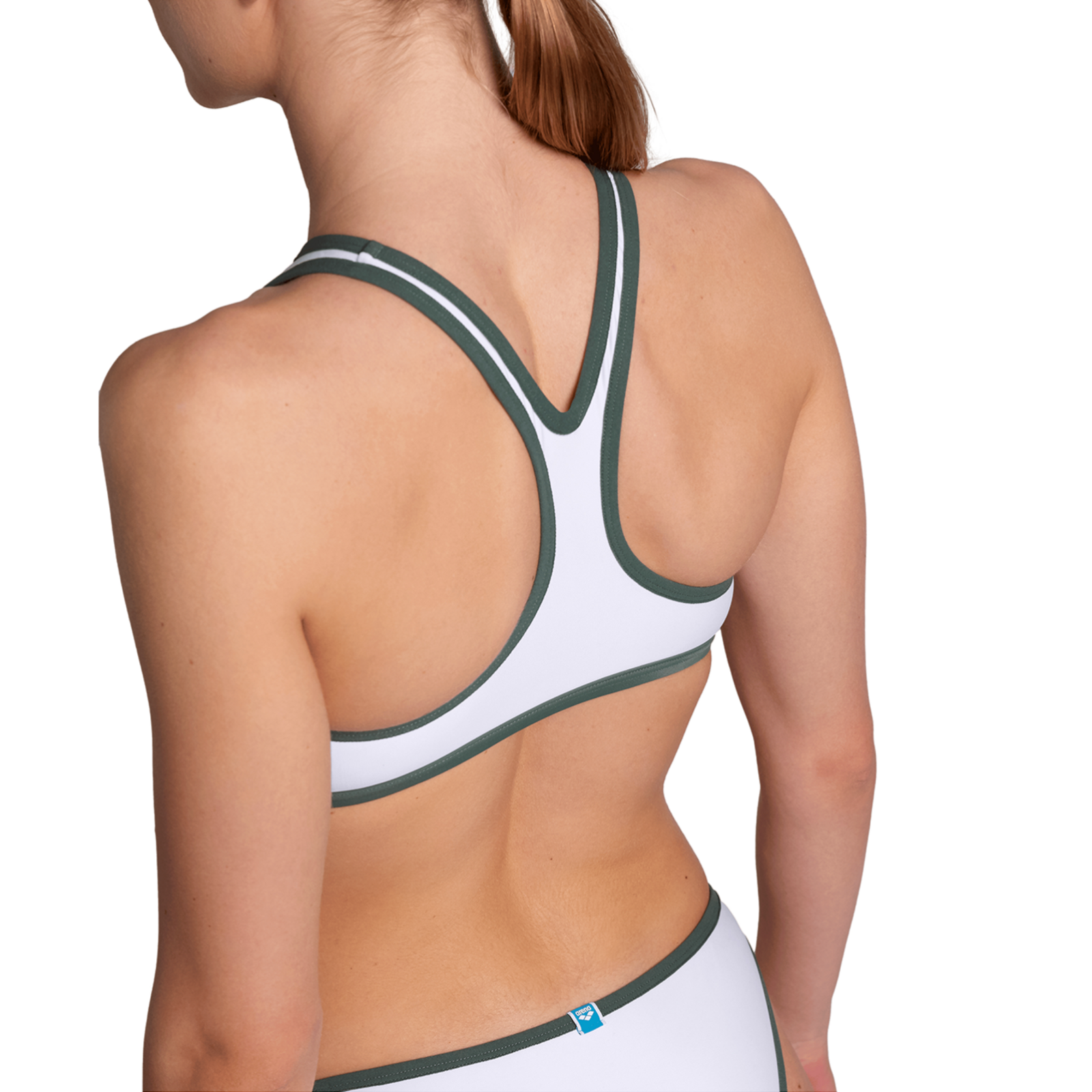 Arena W Arena Logo Brassiere Bikini Racer Back Bikini Set in WEISS