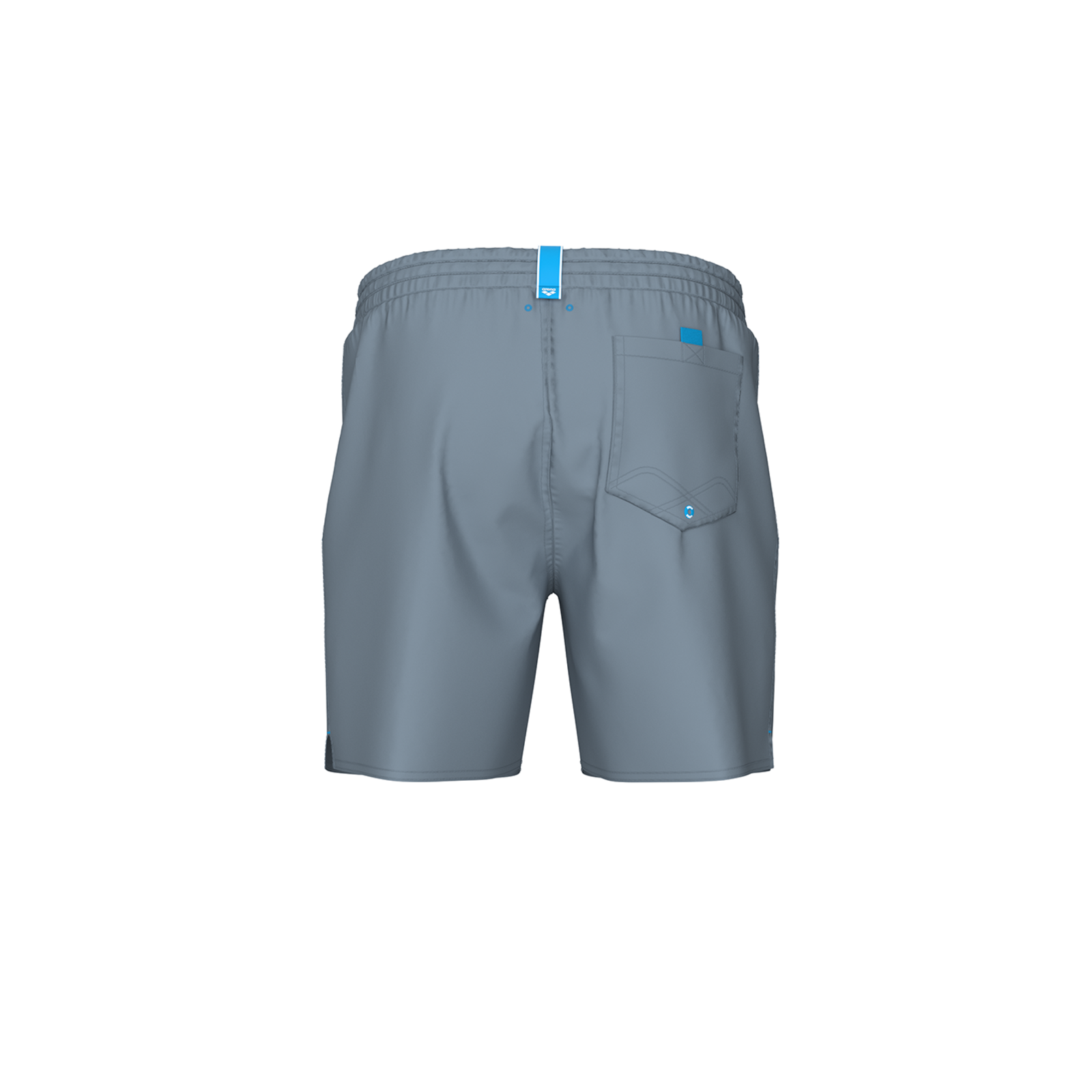 Arena M Arena Solid Boxer Beach Short in GRAU