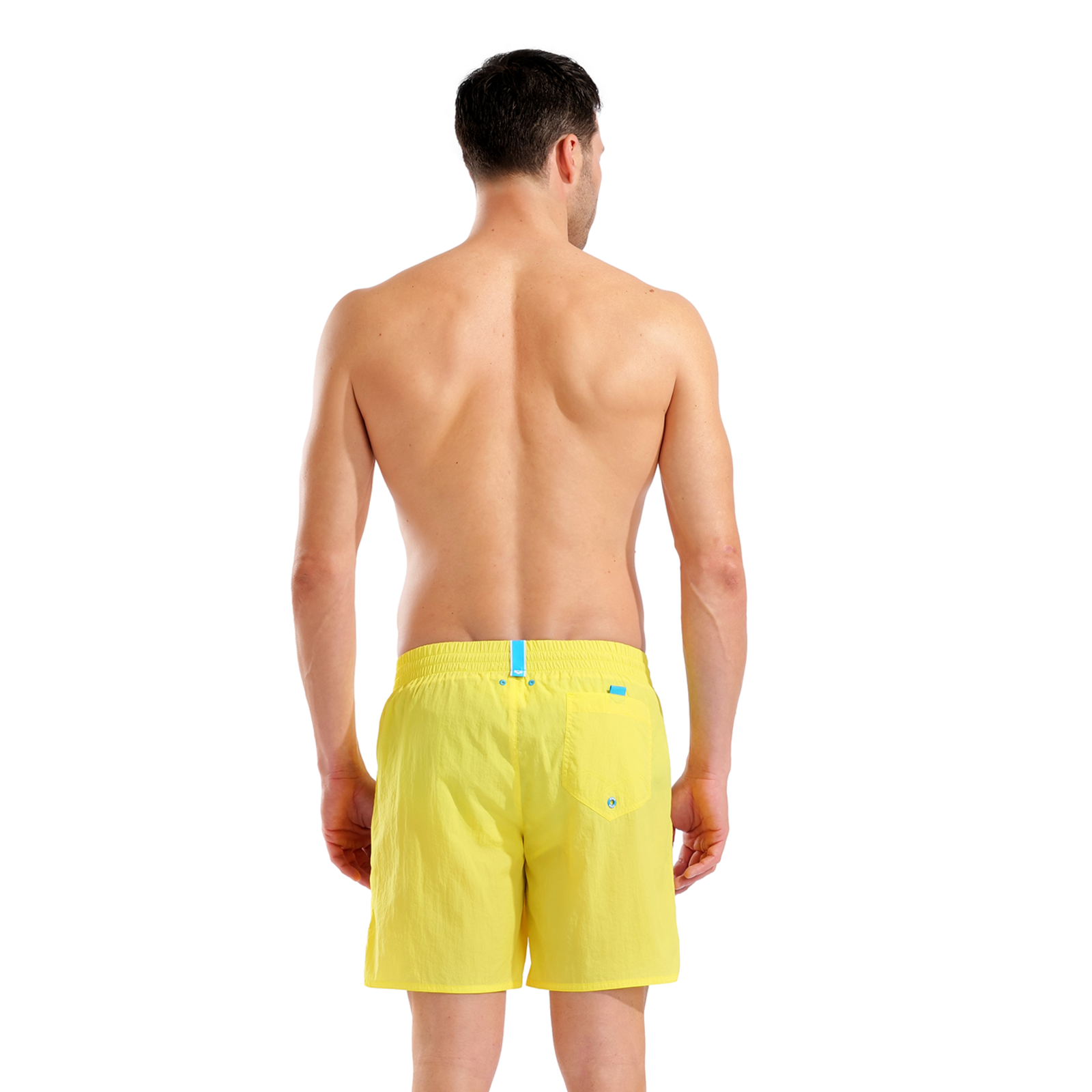Arena M Arena Solid Boxer Beach Short in GELB