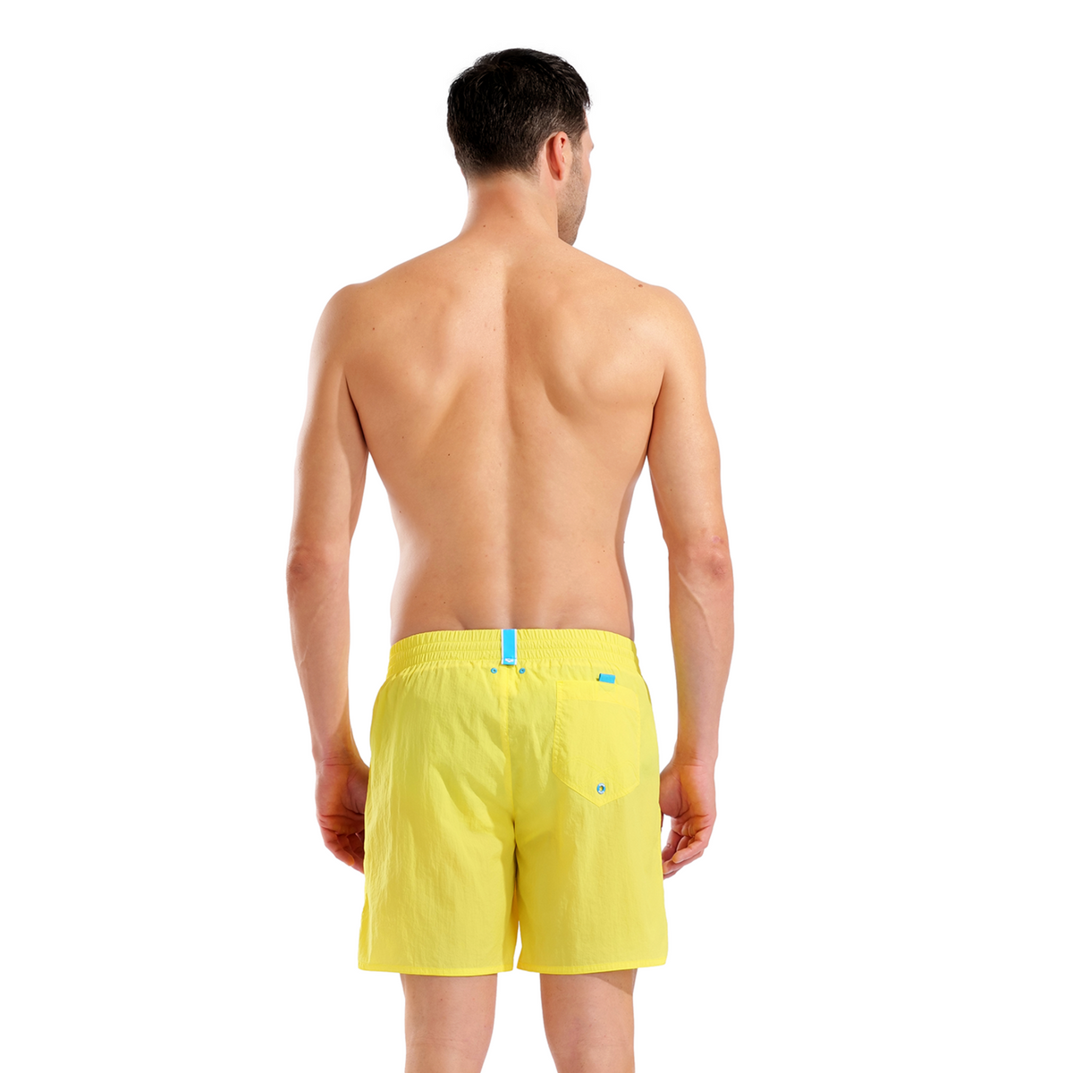Arena M Arena Solid Boxer Beach Short in GELB