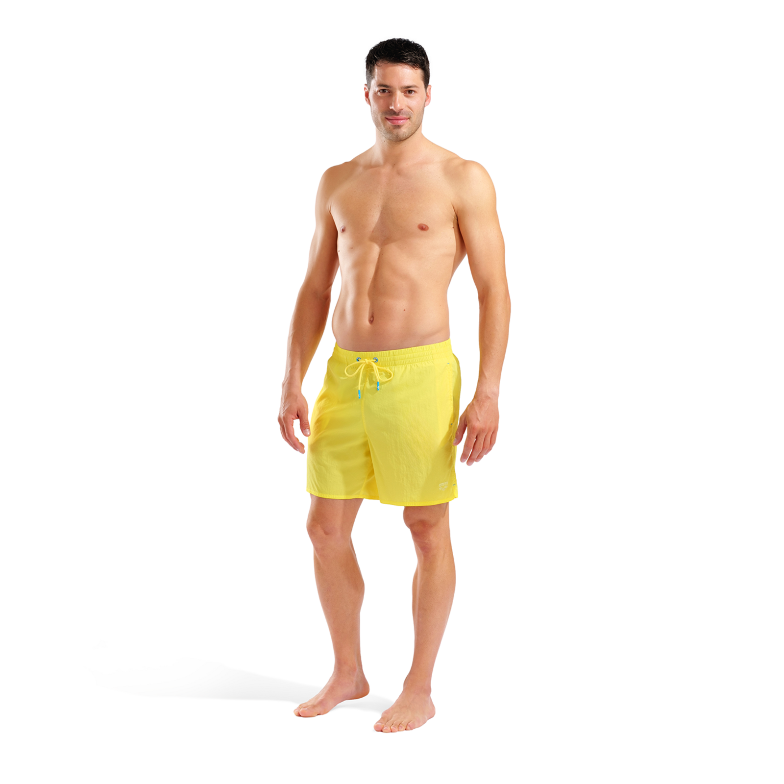 Arena M Arena Solid Boxer Beach Short in GELB
