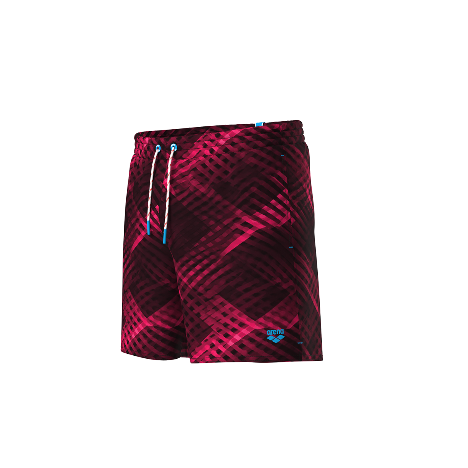 Arena M Beach Boxer Allover Beach Short in ROT