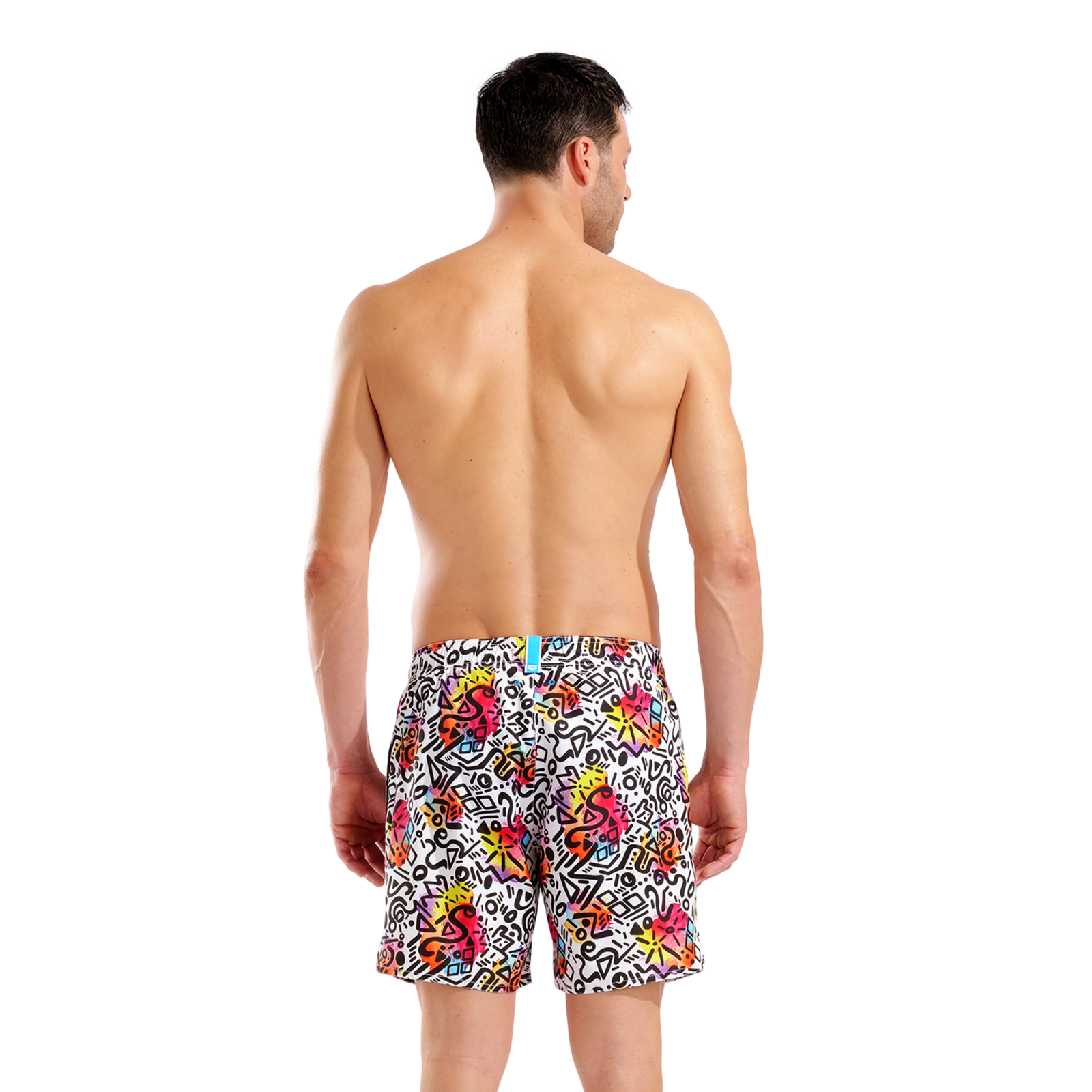 Arena M Beach Boxer Allover Beach Short in MEHRFARBIG