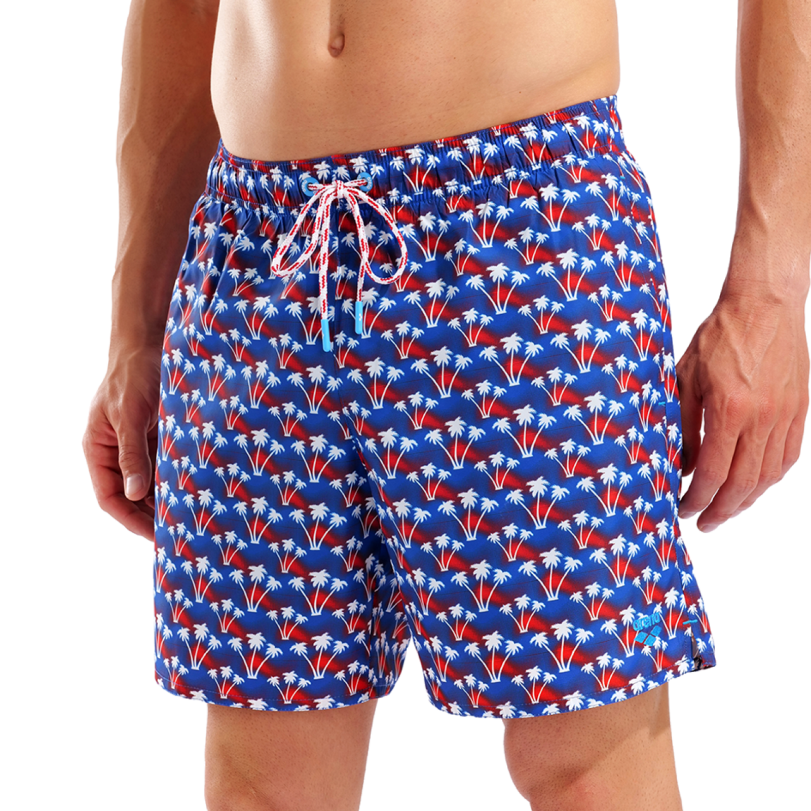 Arena M Beach Boxer Allover Beach Short in MEHRFARBIG