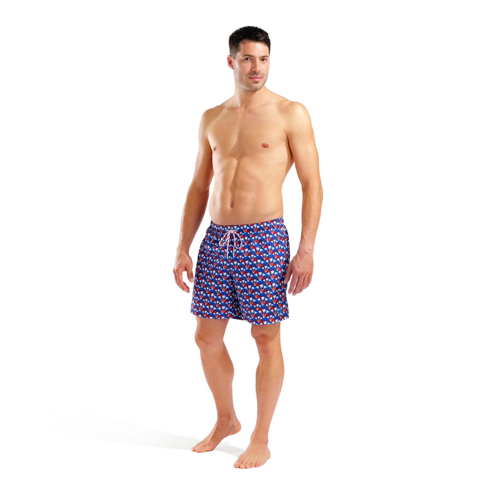 Arena M Beach Boxer Allover Beach Short in MEHRFARBIG