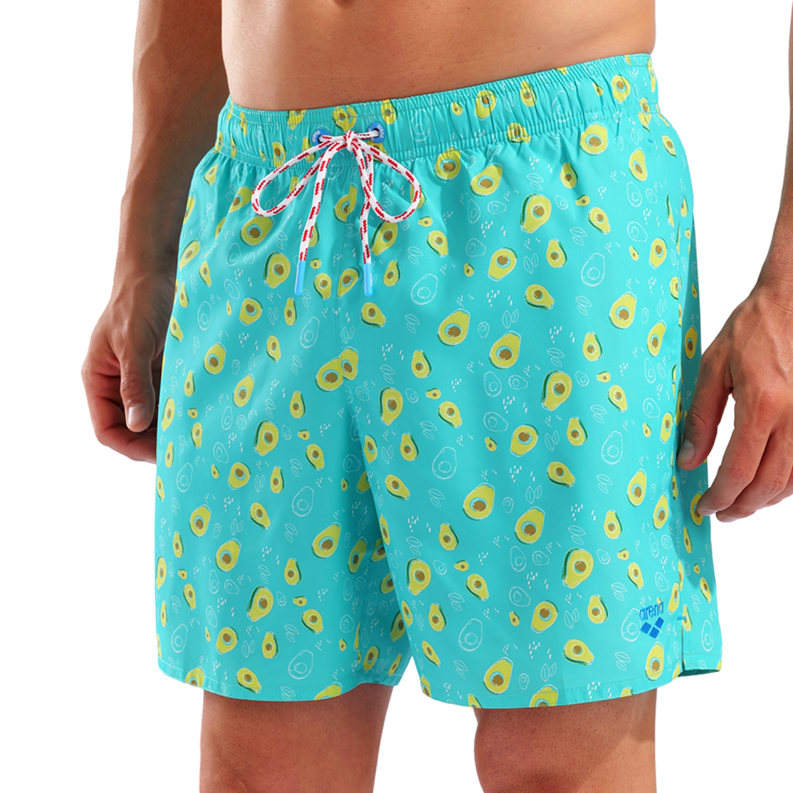 Arena M Beach Boxer Allover Beach Short in MEHRFARBIG