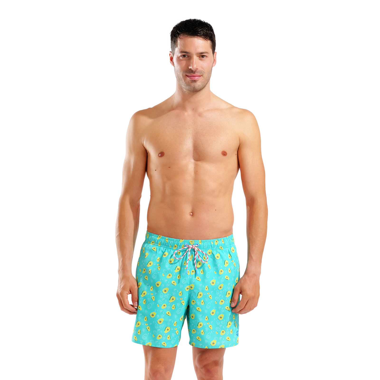Arena M Beach Boxer Allover Beach Short in MEHRFARBIG