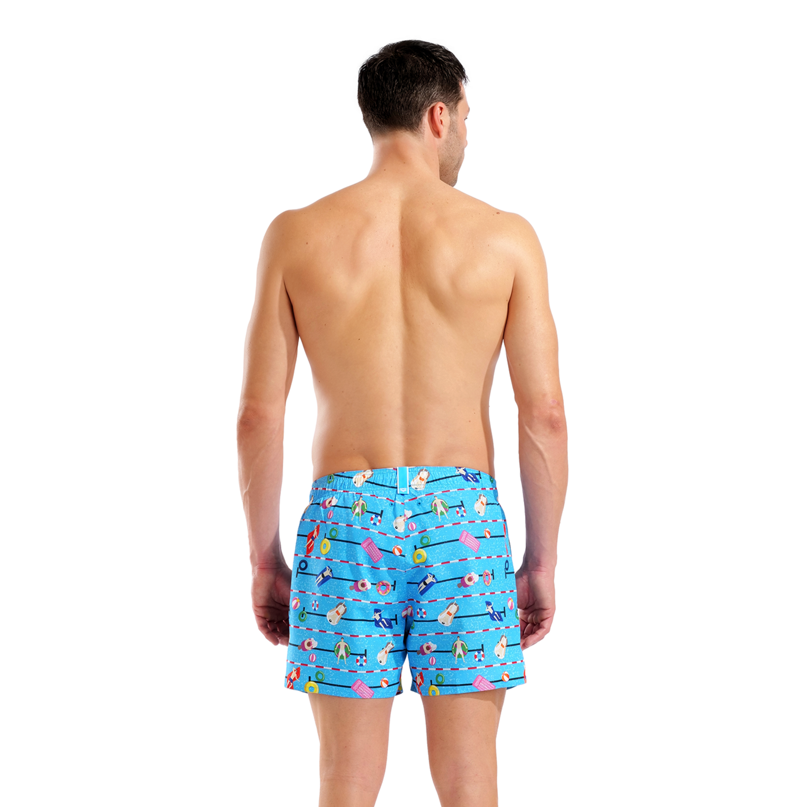 Arena M Beach Short Allover Beach Short in BLAU