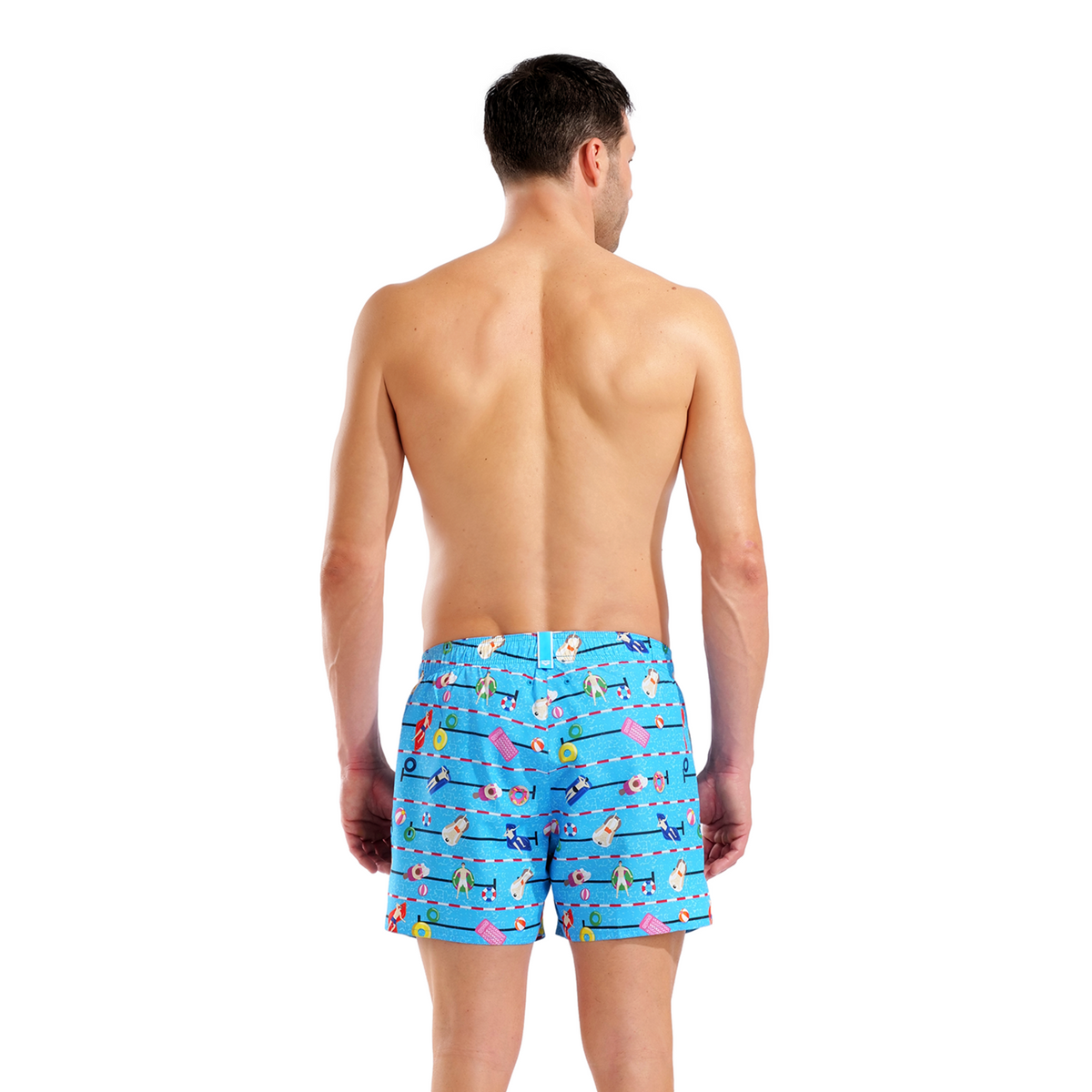 Arena M Beach Short Allover Beach Short in BLAU