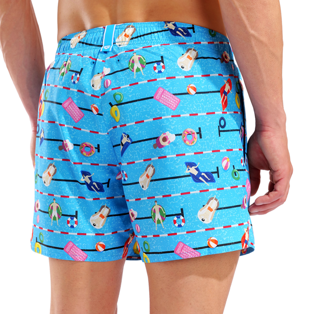 Arena M Beach Short Allover Beach Short in BLAU