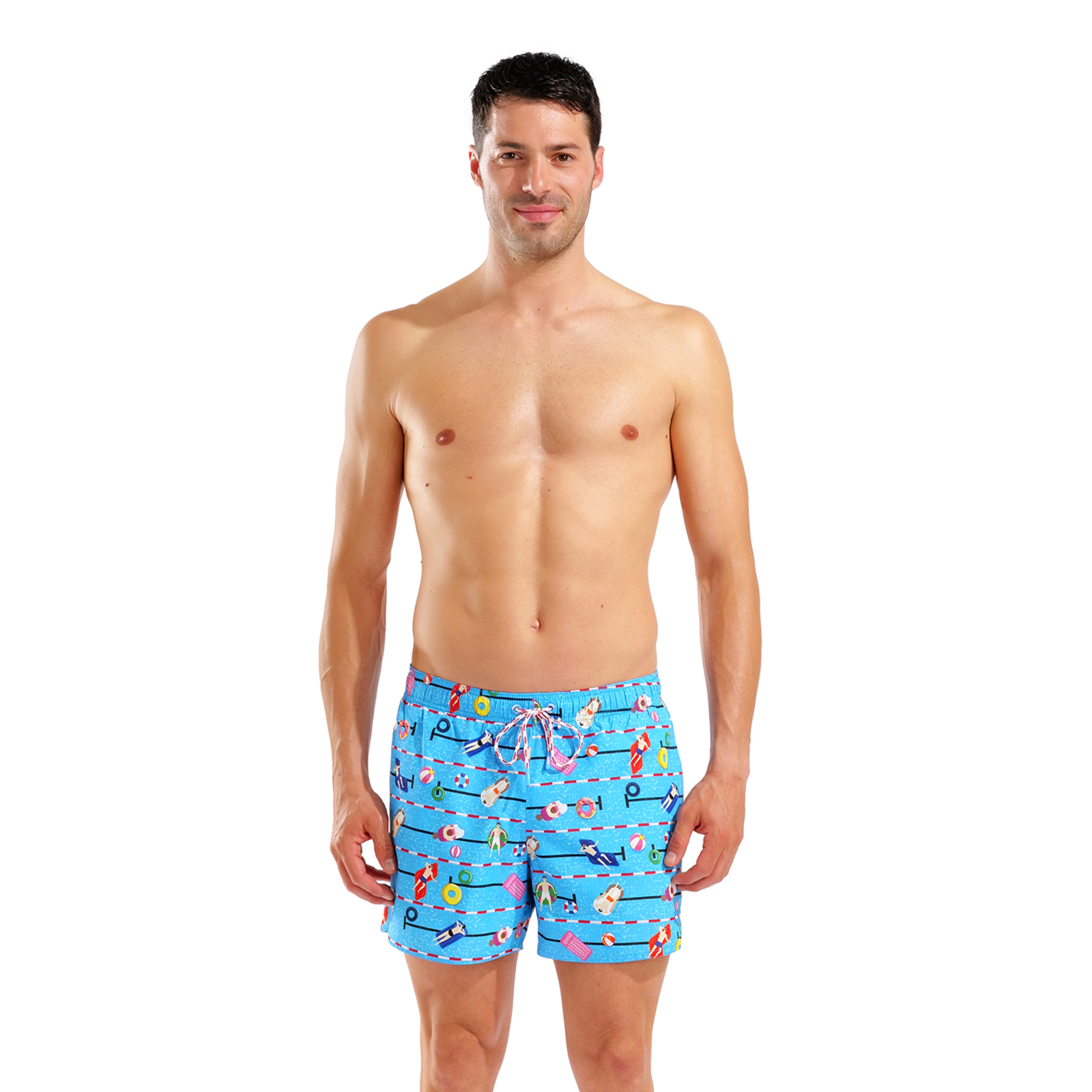 Arena M Beach Short Allover Beach Short in BLAU