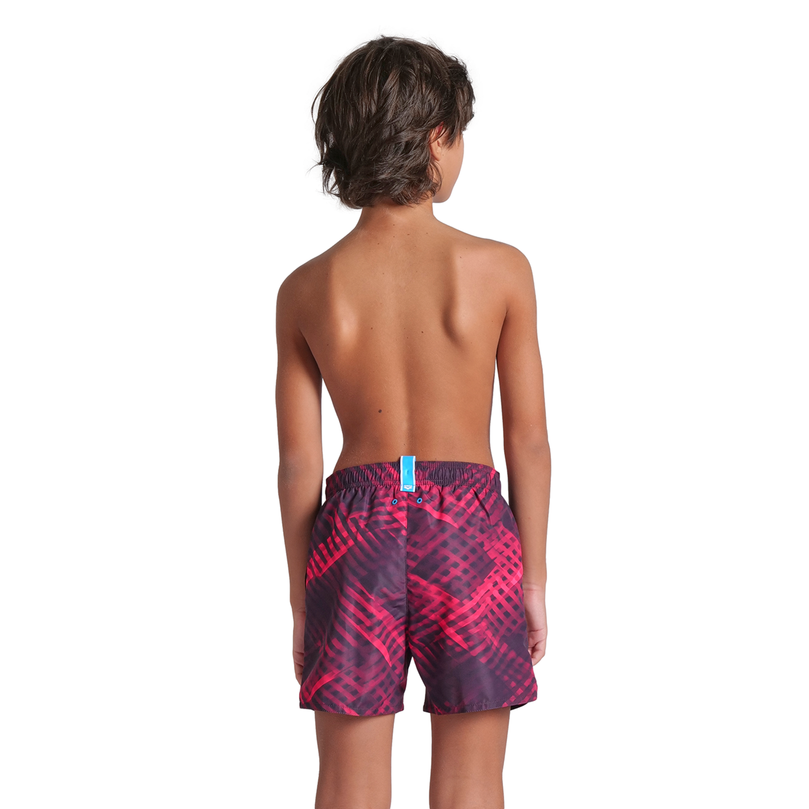 Arena B Beach Boxer Allover Beach Short in ROT