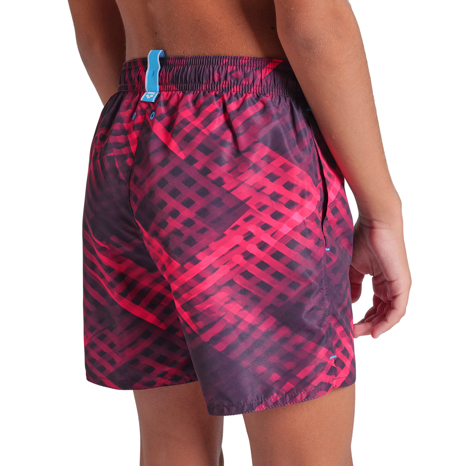 Arena B Beach Boxer Allover Beach Short in ROT