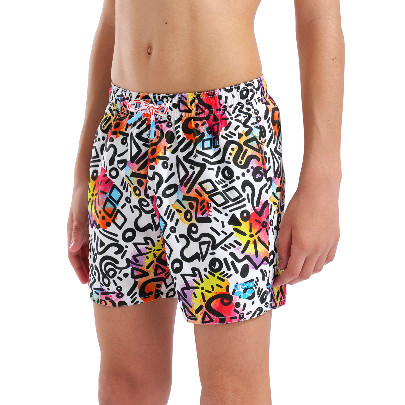 Arena B Beach Boxer Allover Beach Short in MEHRFARBIG