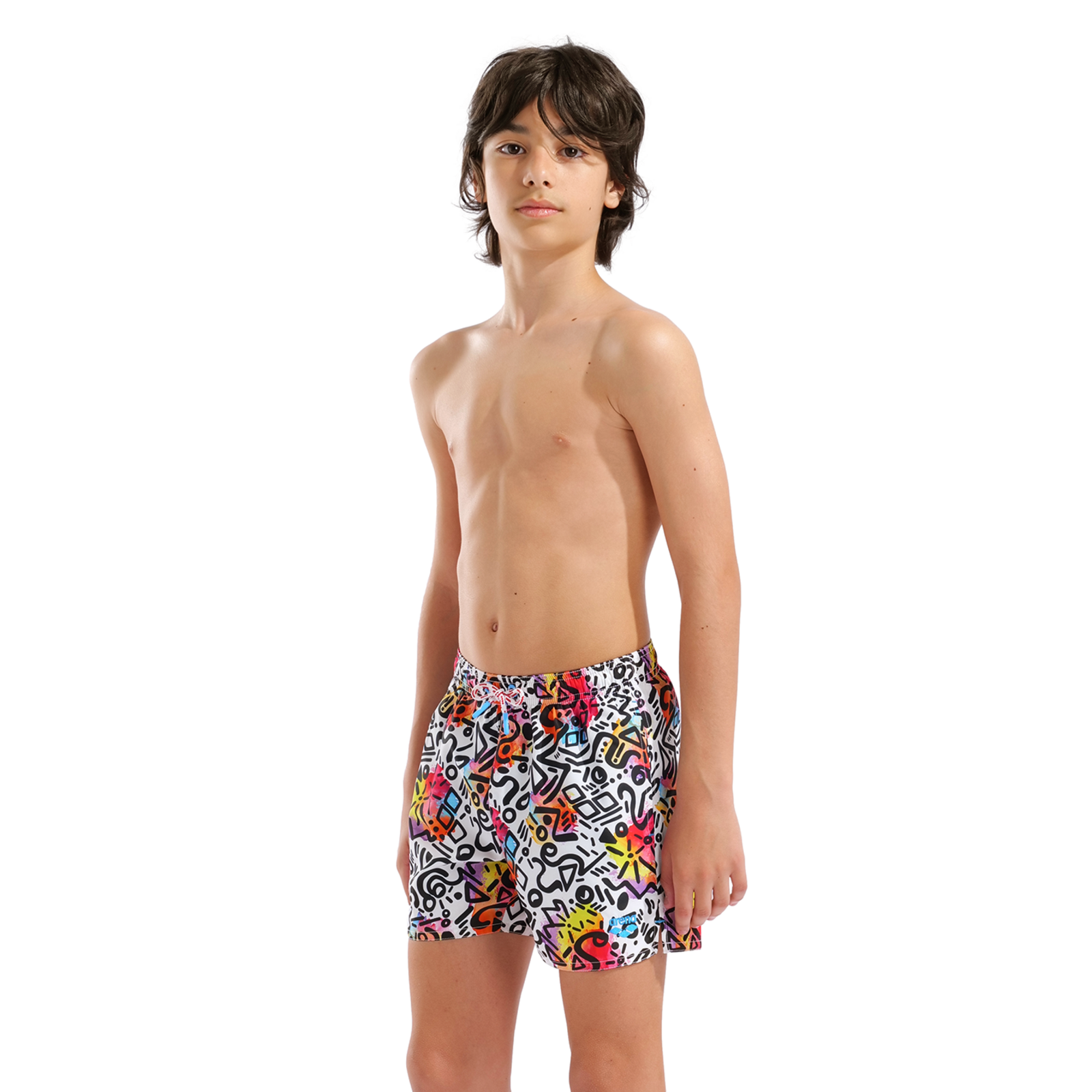 Arena B Beach Boxer Allover Beach Short in MEHRFARBIG