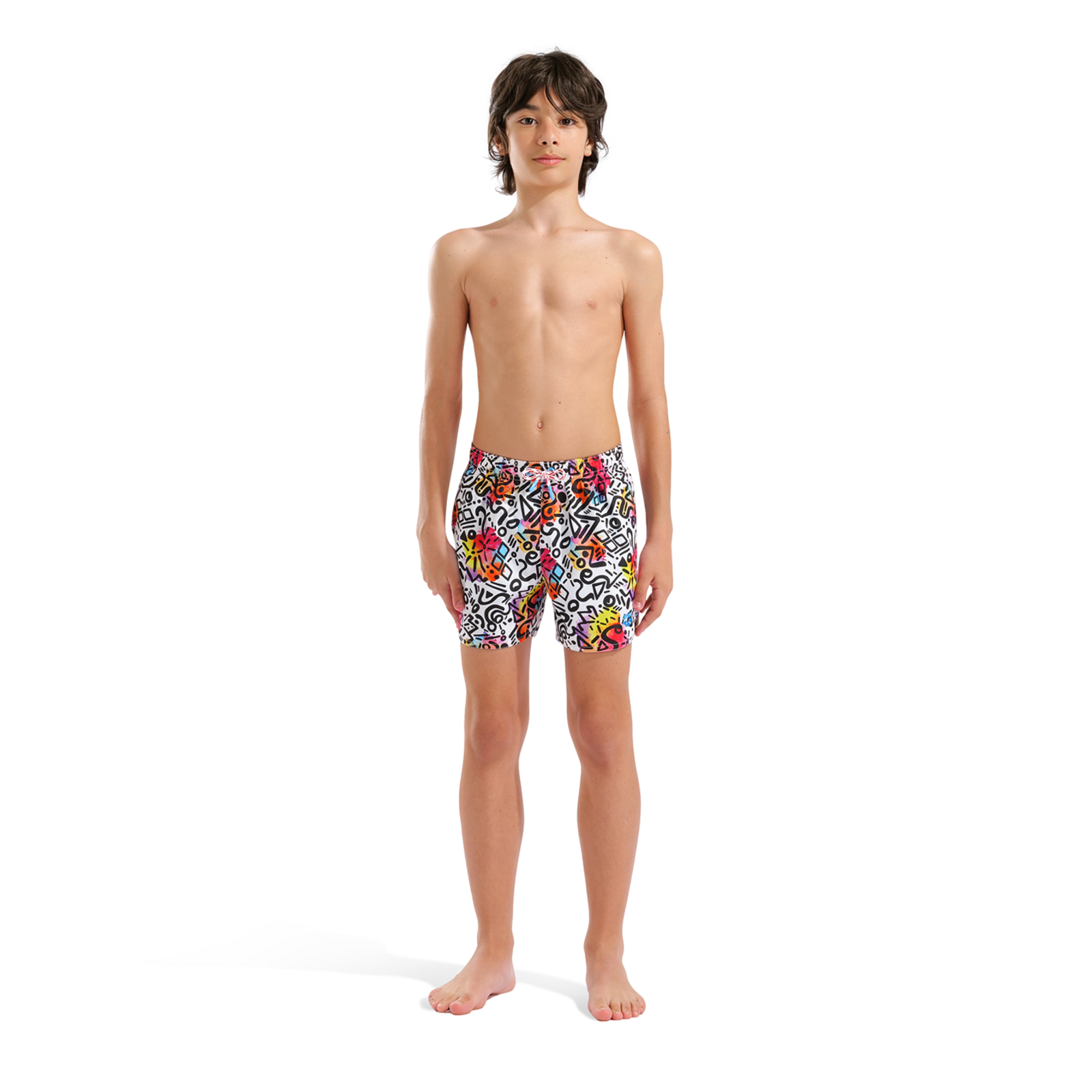 Arena B Beach Boxer Allover Beach Short in MEHRFARBIG