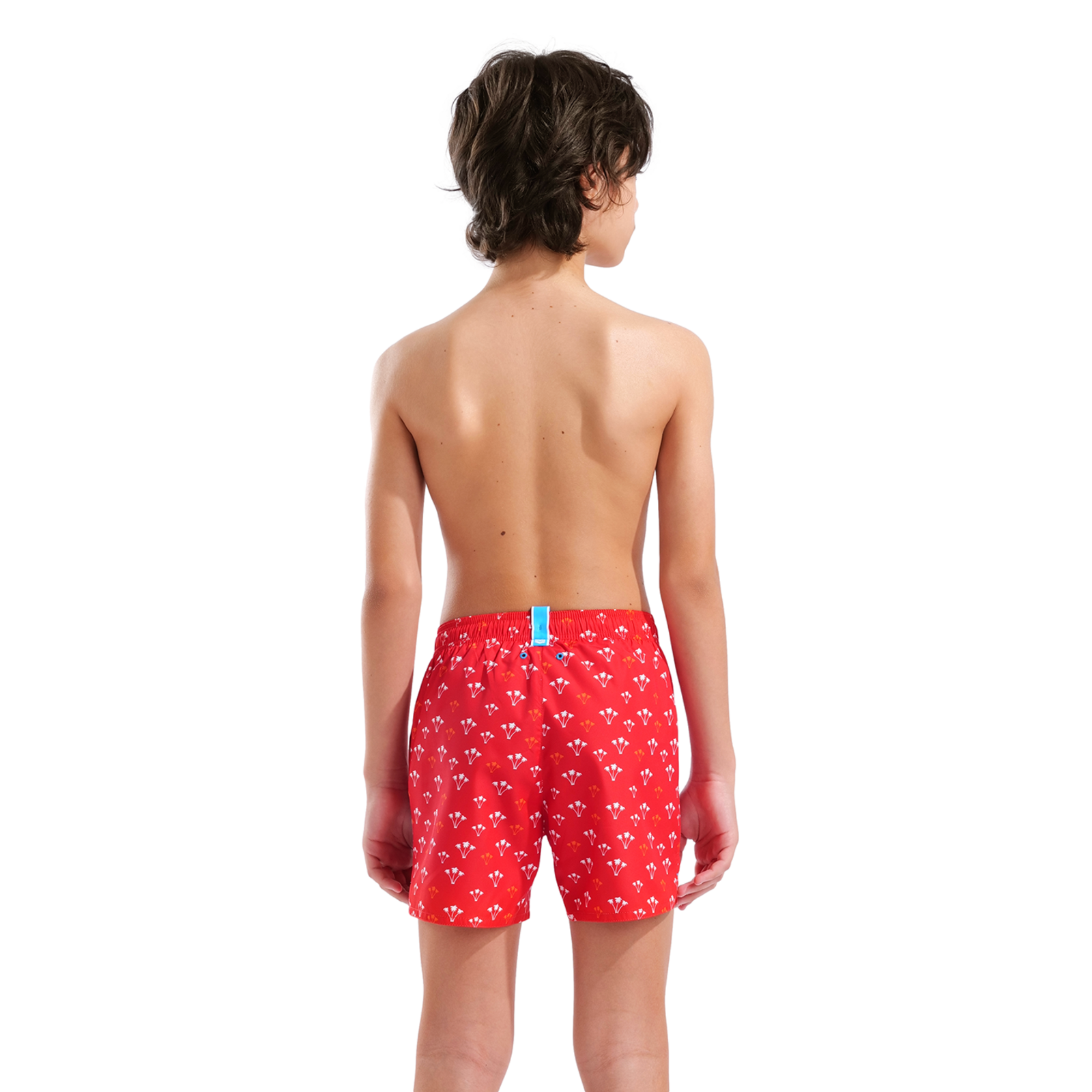 Arena B Beach Boxer Allover Beach Short in ROT
