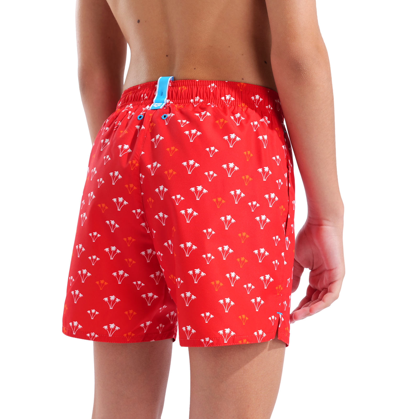 Arena B Beach Boxer Allover Beach Short in ROT