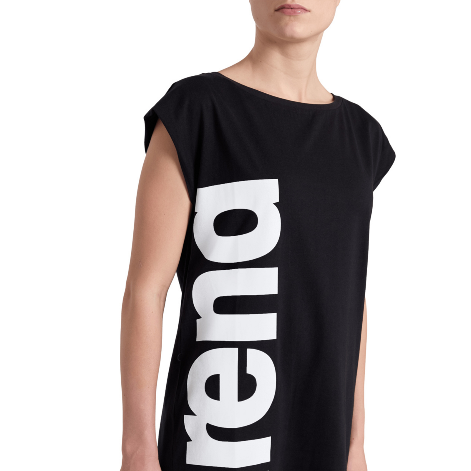 Arena W Arena Logo Dress Rock in SCHWARZ
